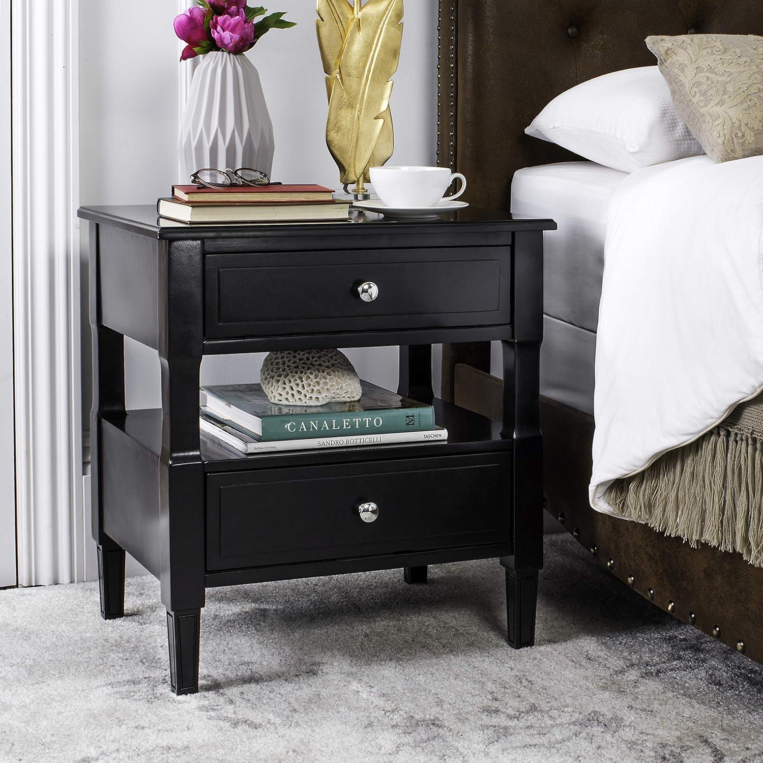 Jenson Side Table - Black - Safavieh.