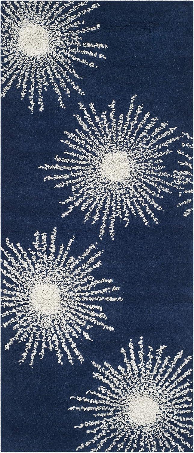 Soho SOH712 Hand Tufted Runner Rug - Rust/Multi - 2'6"x6' - Safavieh.