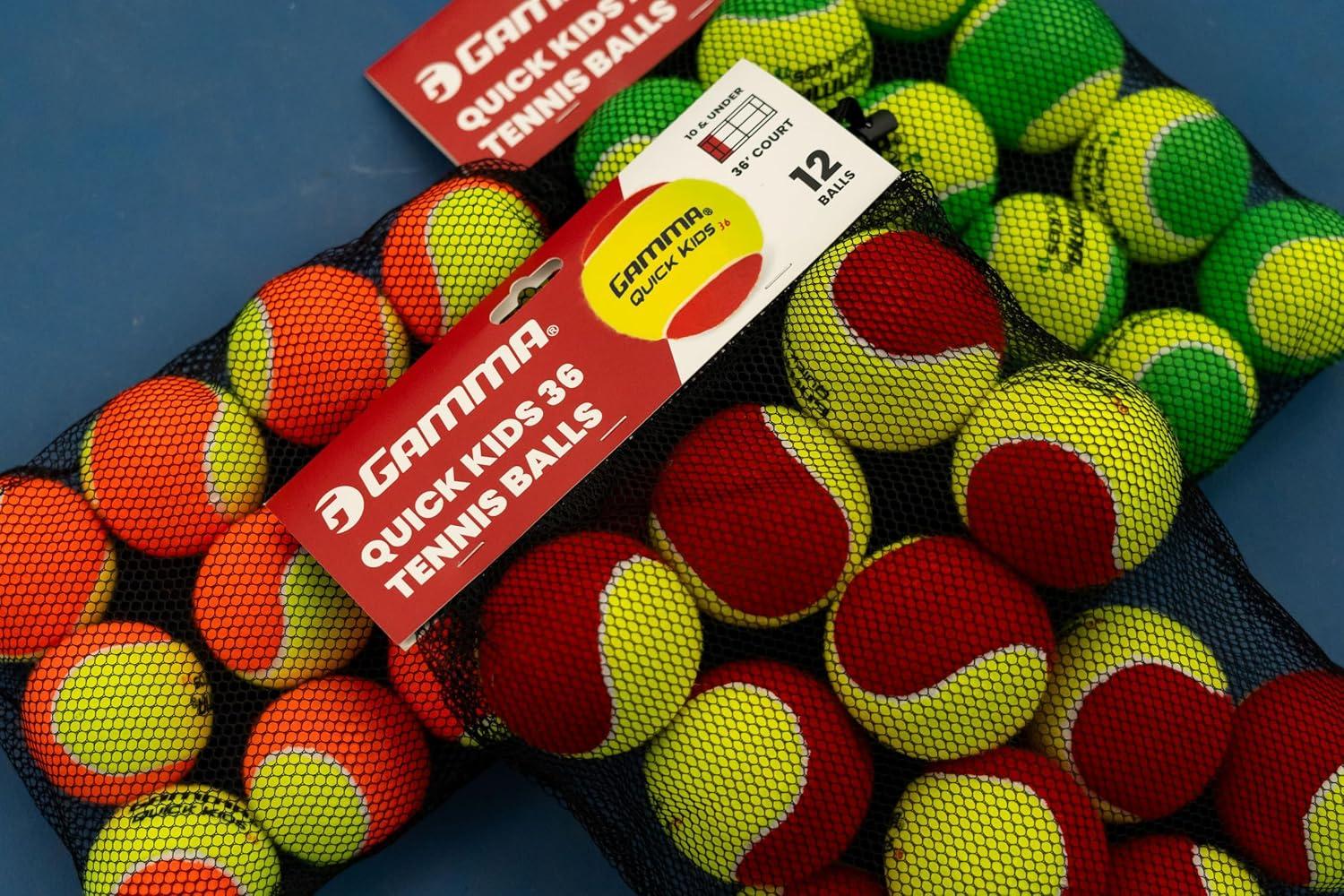 GAMMA Sports Quick Kids 36 12pc Tennis Ball