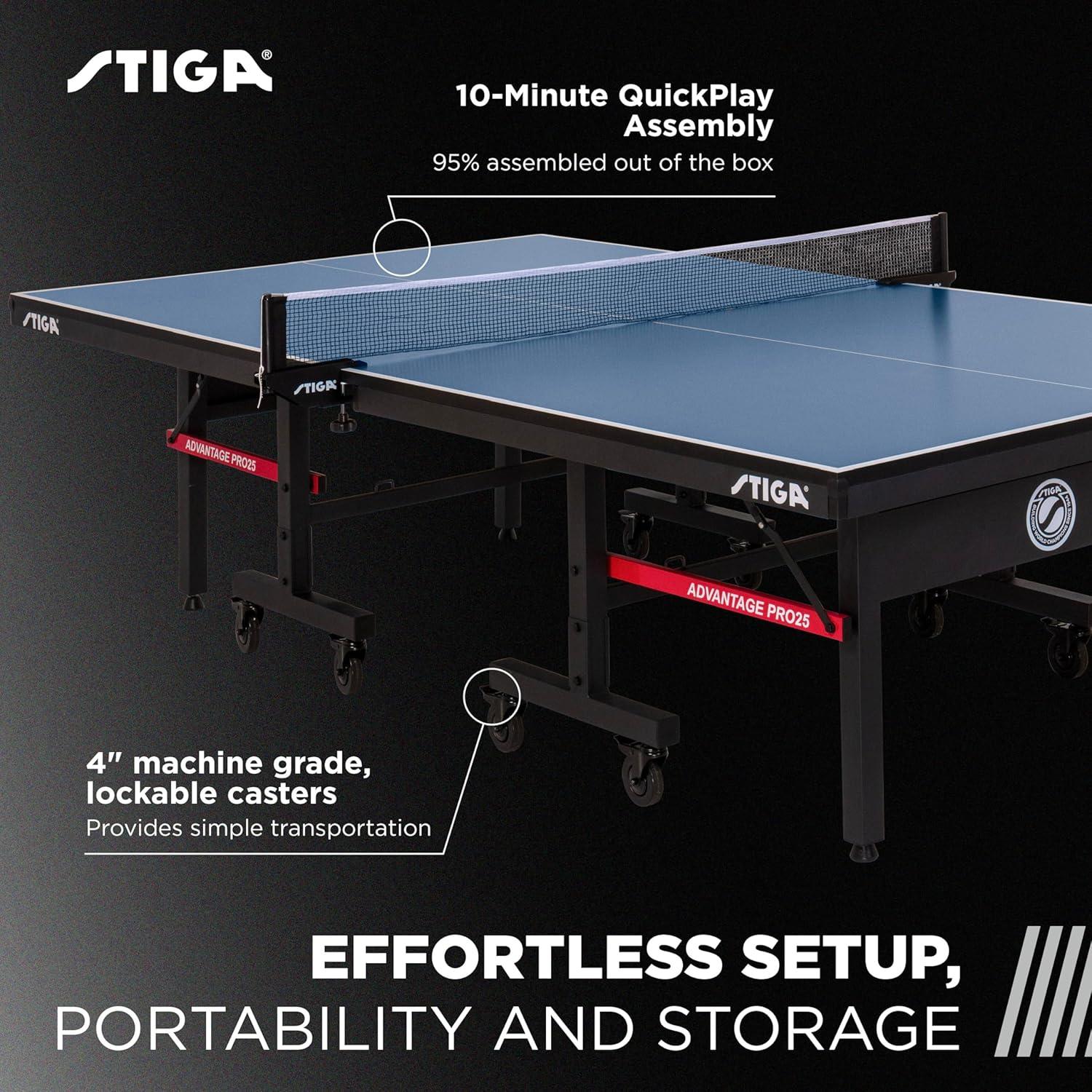 STIGA Advantage Pro25 Table Tennis Table - Tournament Level