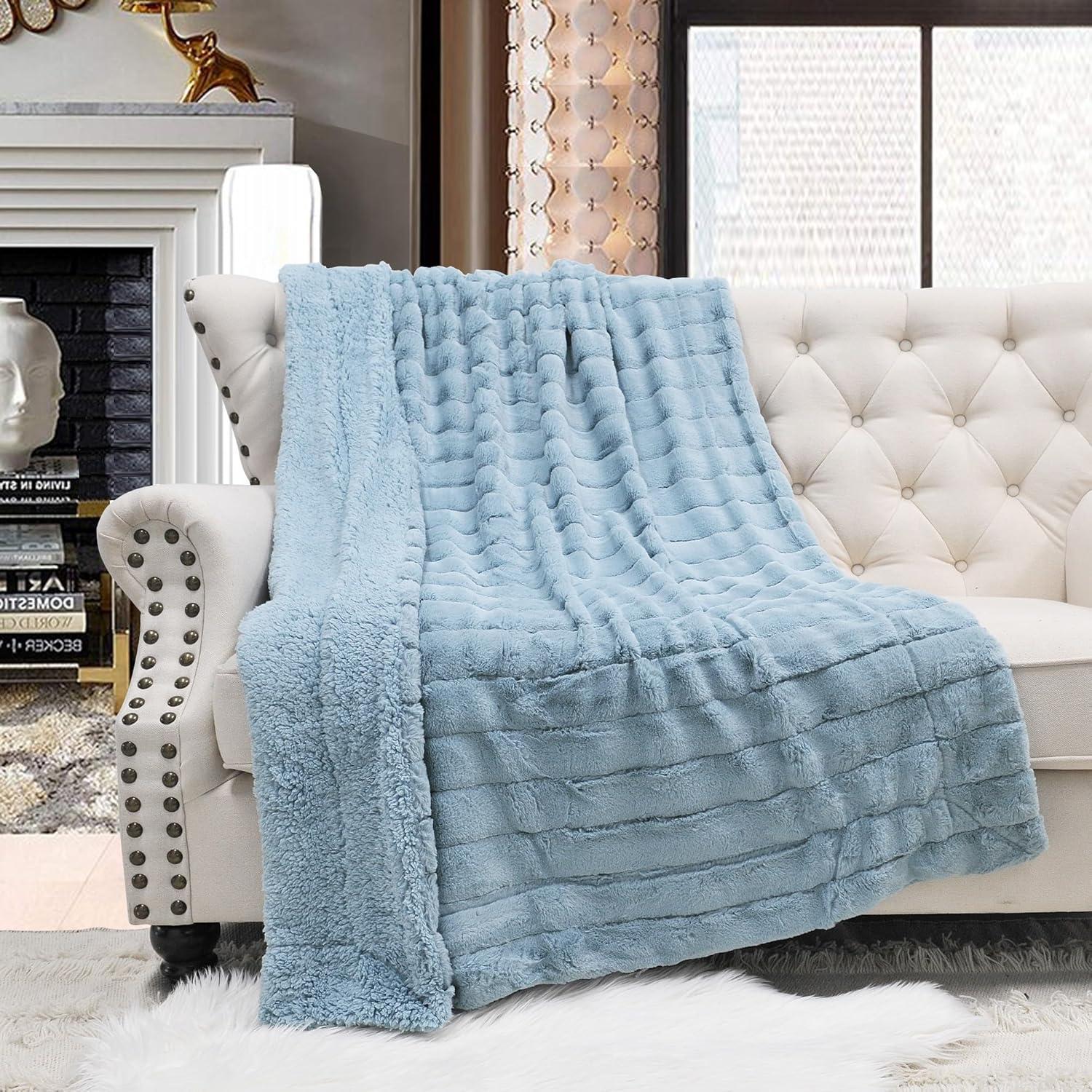 Home Soft Things Super Mink Throw Blanket