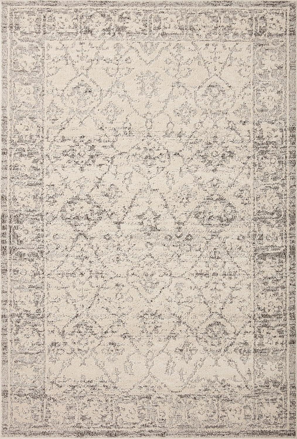 Magnolia Home by Joanna Gaines x Loloi Gigi Ivory / Stone Area Rug