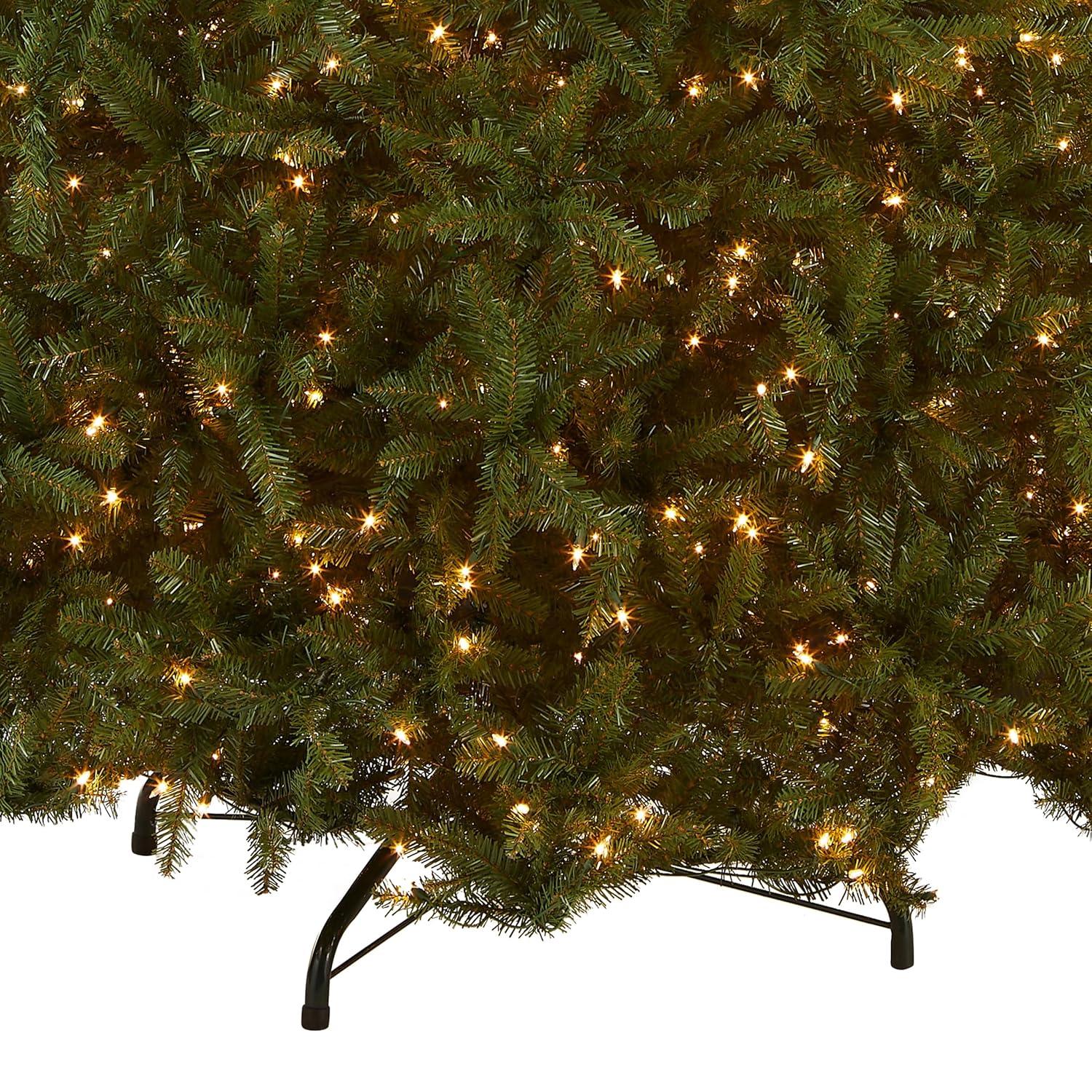 10' Prelit Hinged Dunhill Fir Artificial Christmas Tree Clear Lights - National Tree Company
