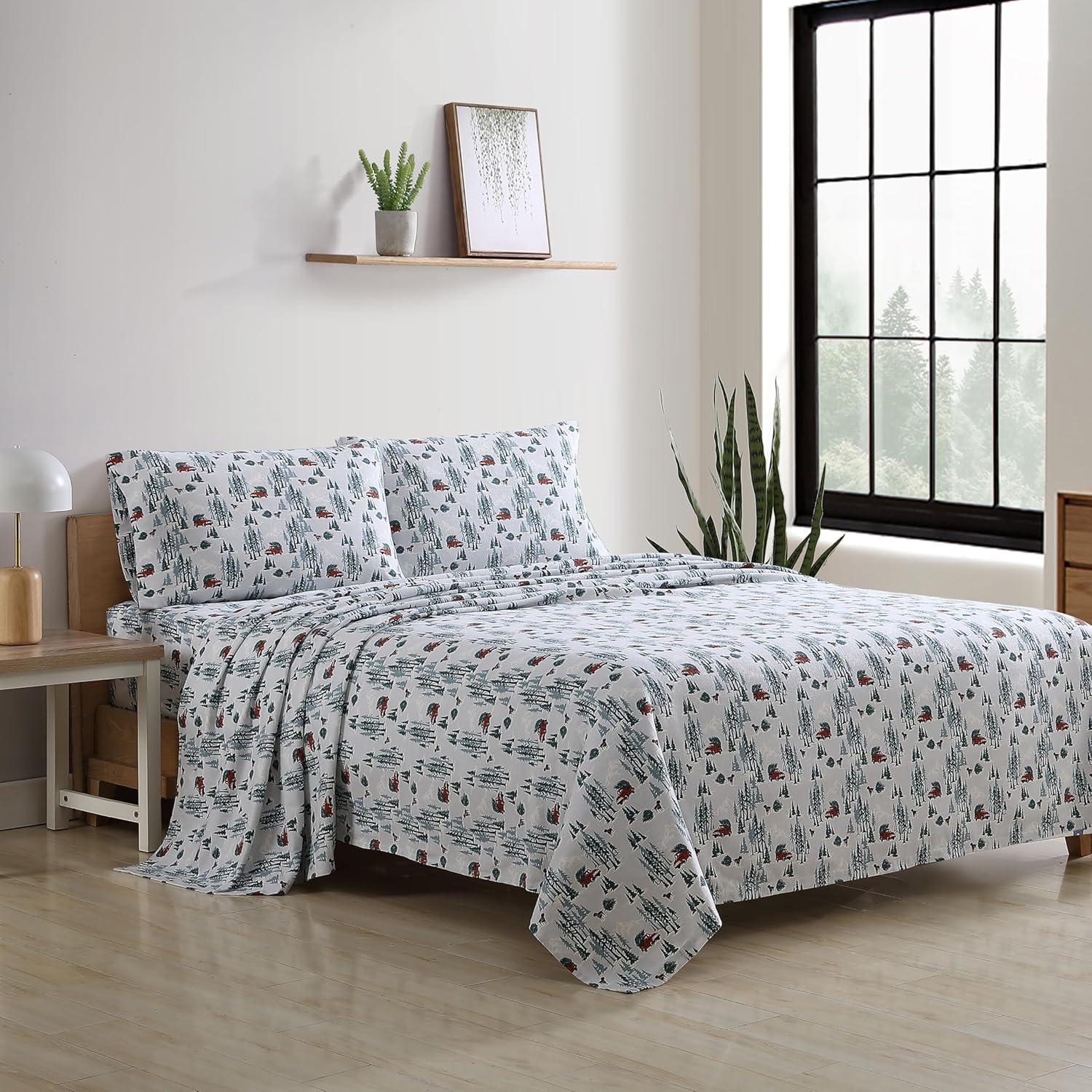 Patterned Flannel Sheet Set - Eddie Bauer