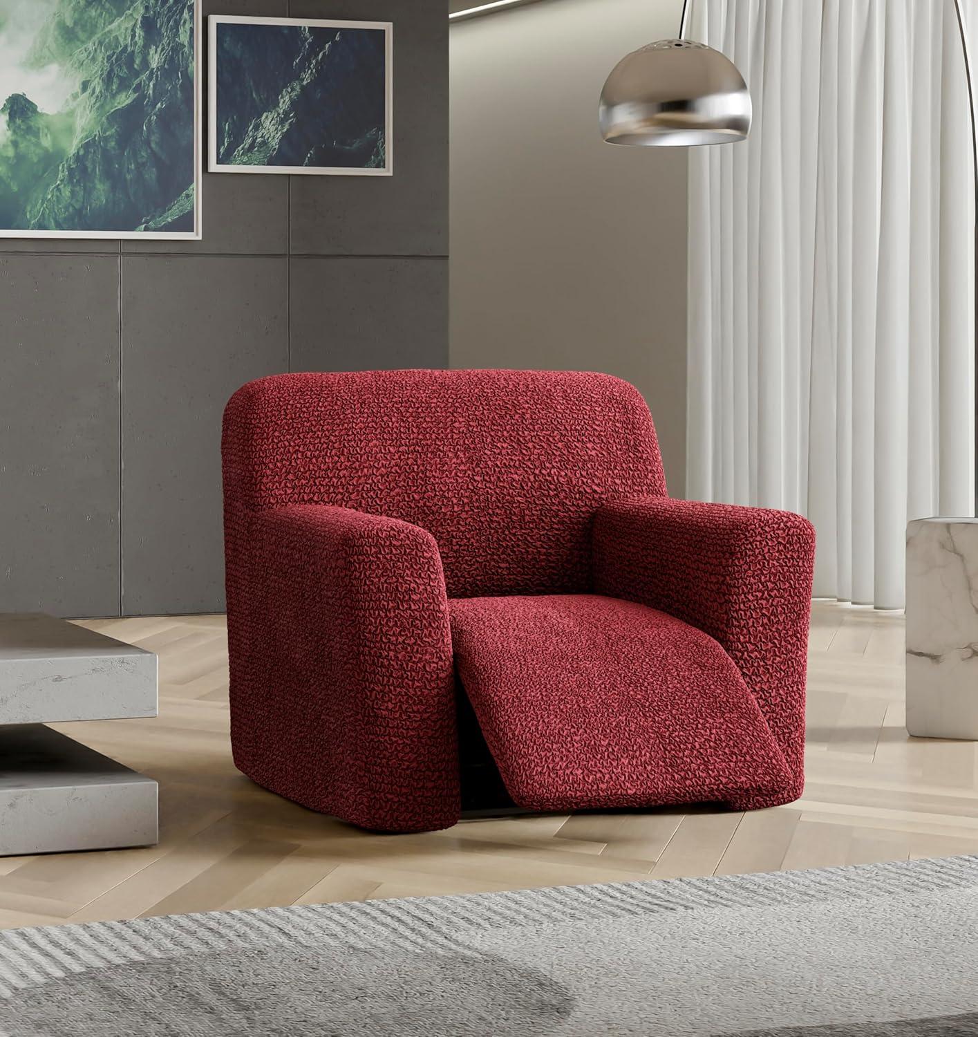 Stretchy Slipcover for Recliner Armchair - Easy to Clean & Durable - Microfibra Collection