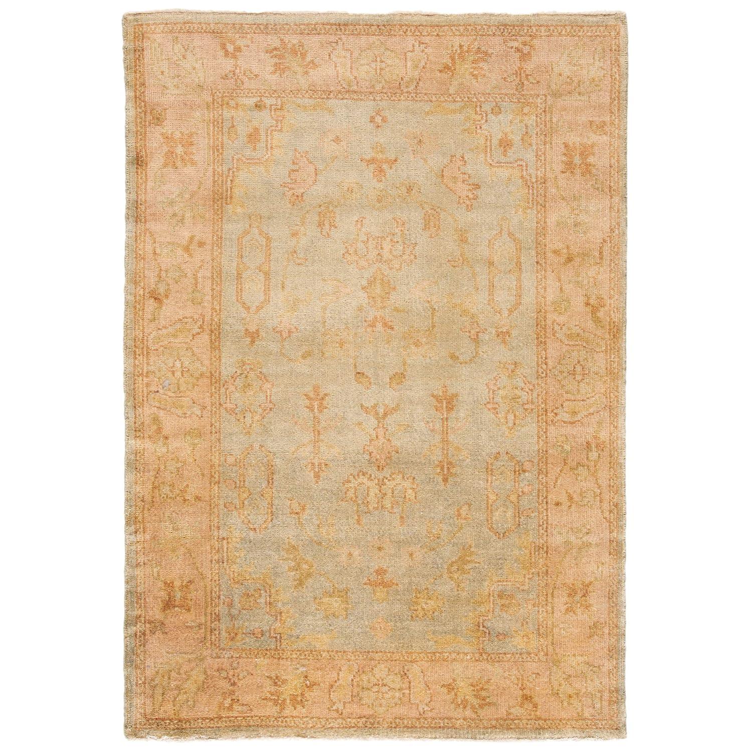 Oushak Hand Knotted Wool Oriental Rug