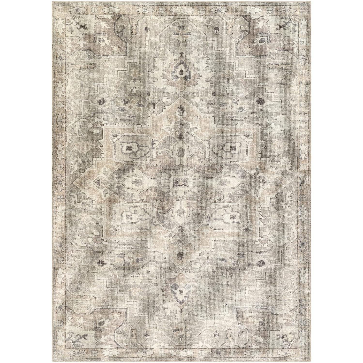 Livabliss Elaziz Boho Moroccan Area Rug,7'10" x 10'2",Gray