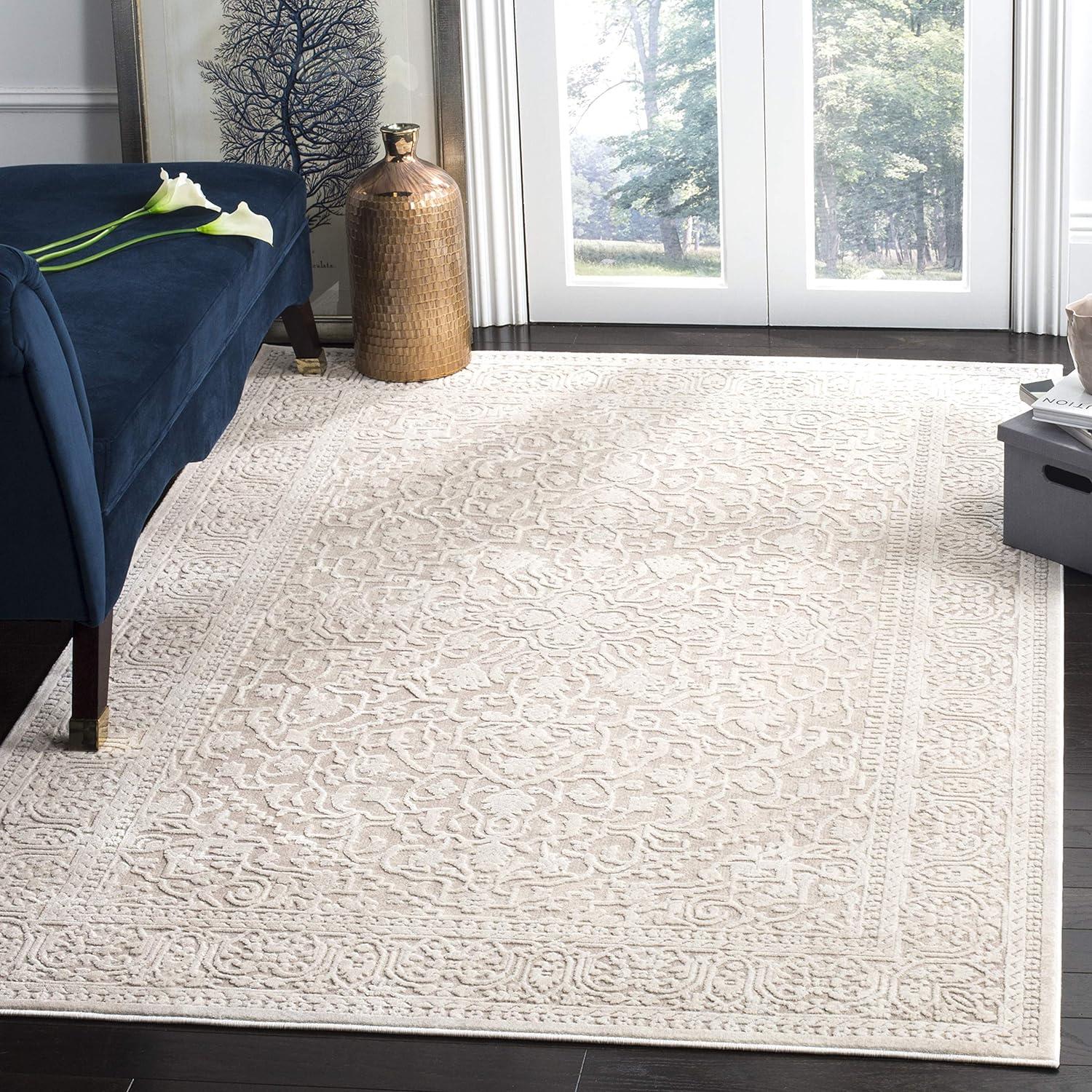 SAFAVIEH Reflection Dolkar Traditional Area Rug, Beige/Cream, 5'1" x 7'6"