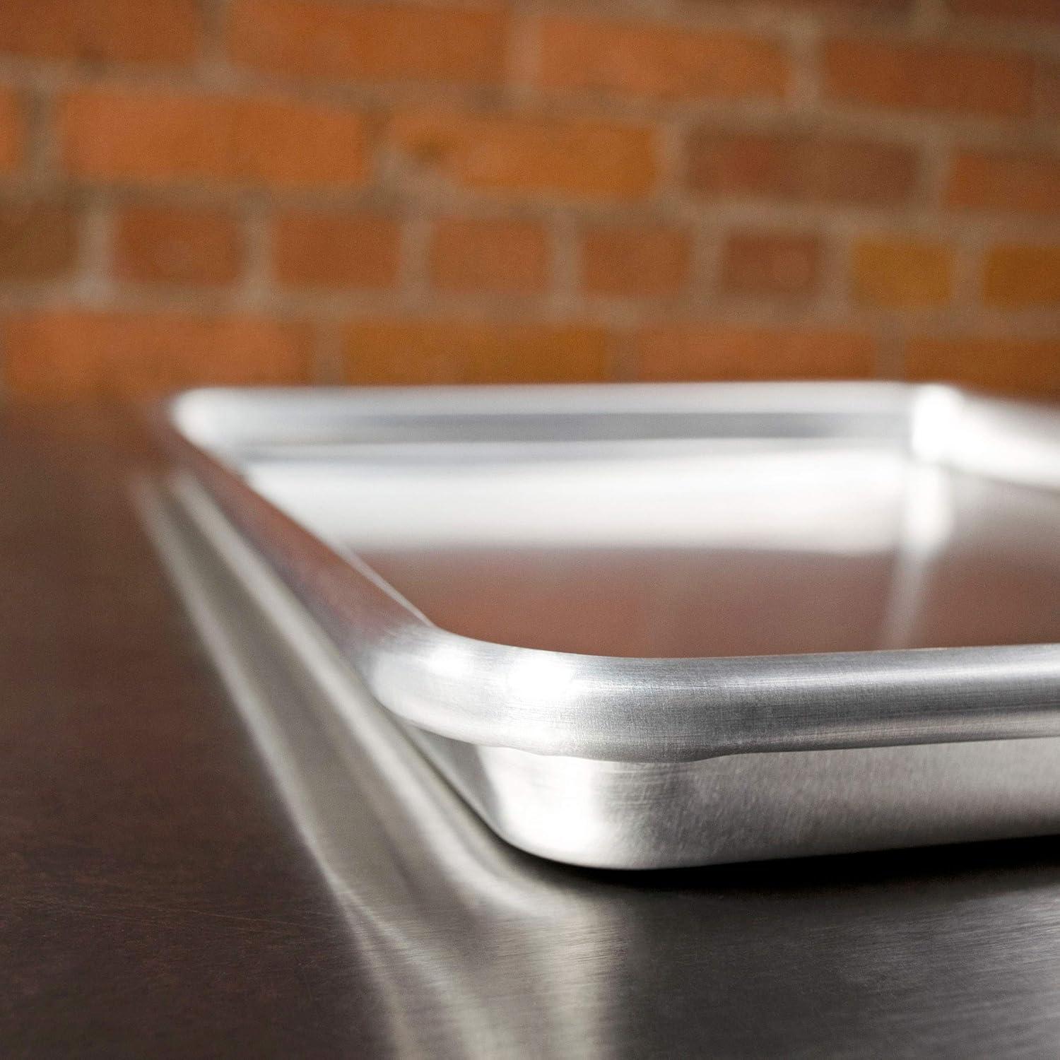 (2 pack) Nordic Ware Naturals 18" x 13" Aluminum Half Sheet, Rectangular Cookie & Baking Sheet Pan