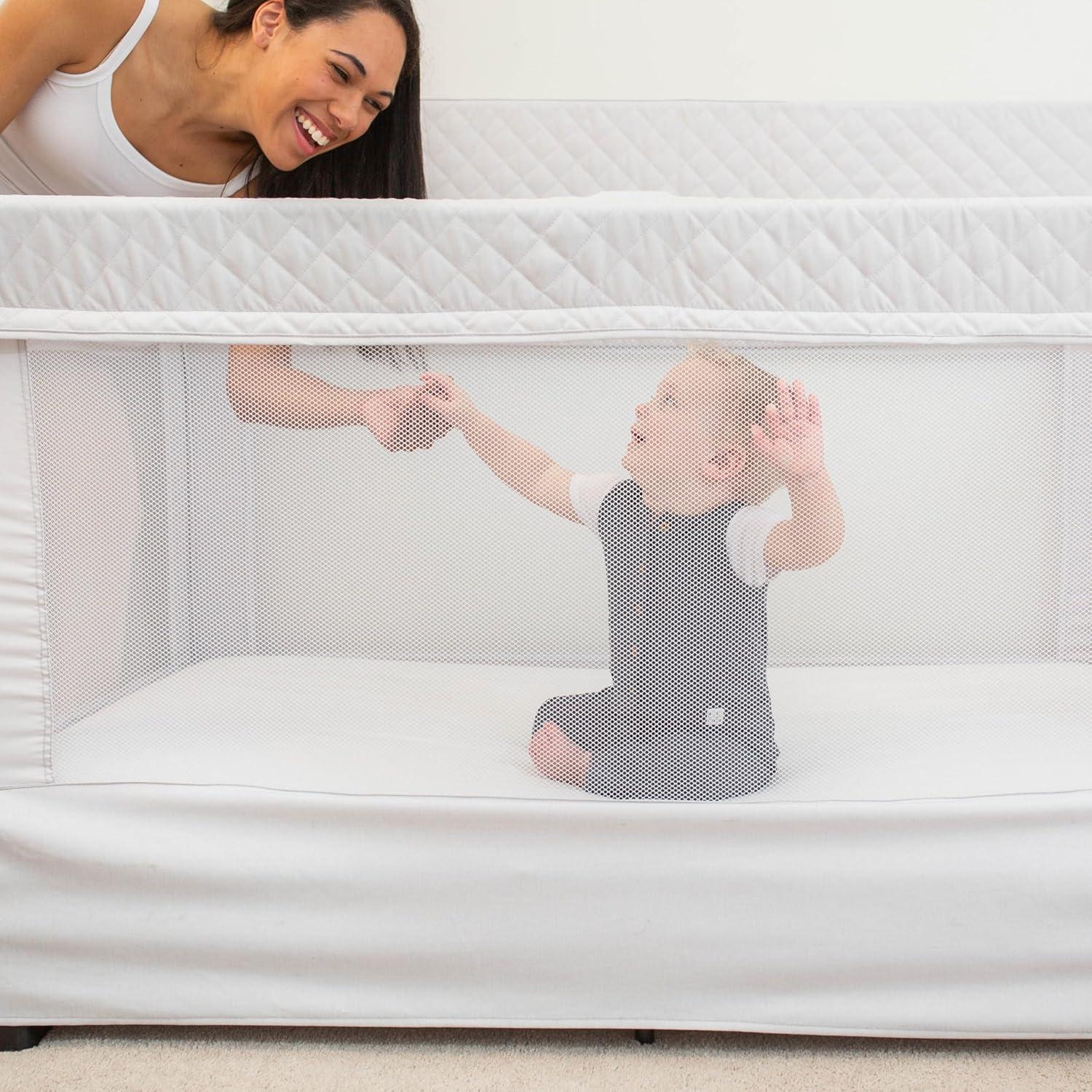 Baby Delight Lunaire Crib - Charcoal Tweed