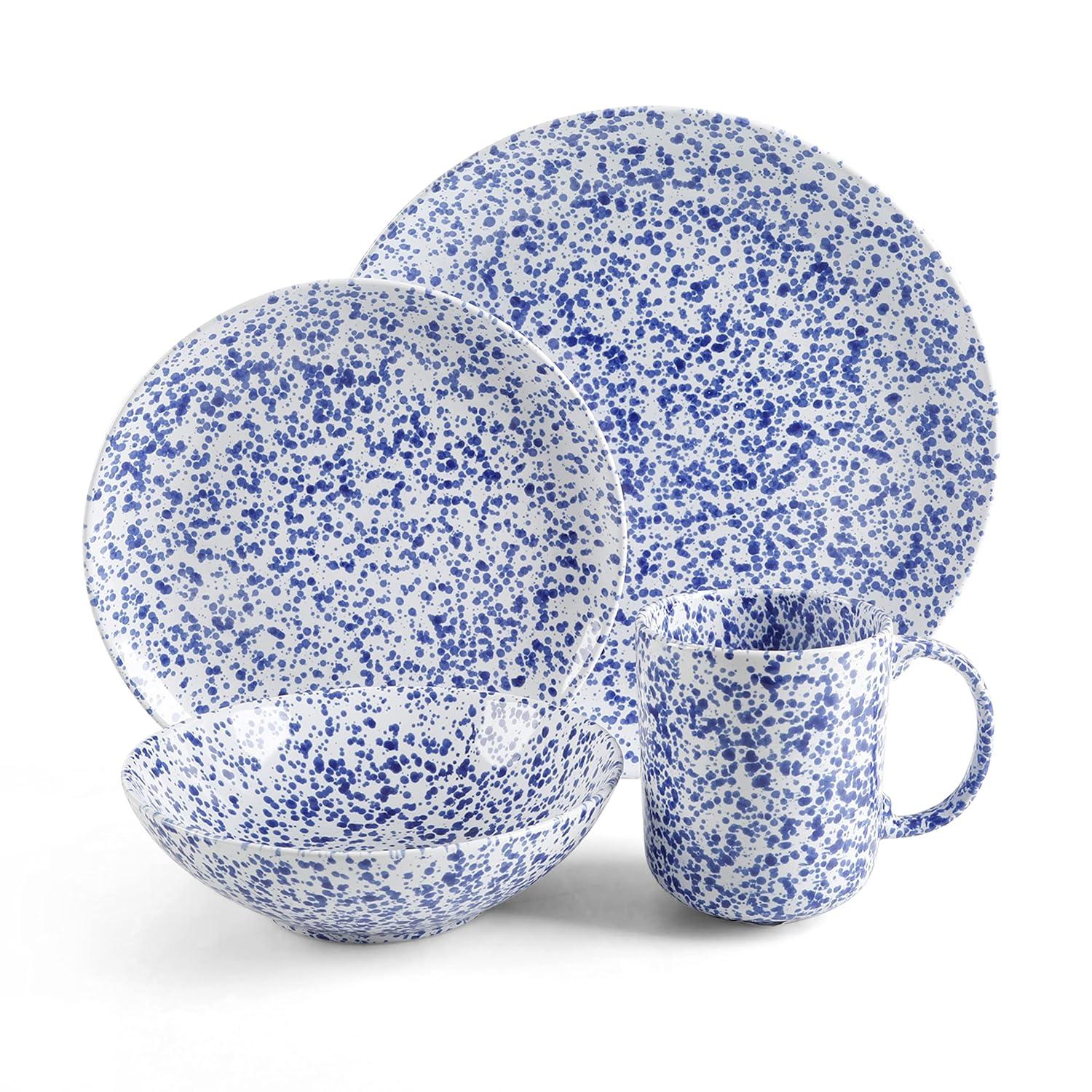 Warham Stoneware Dinnerware Set - Service for 4