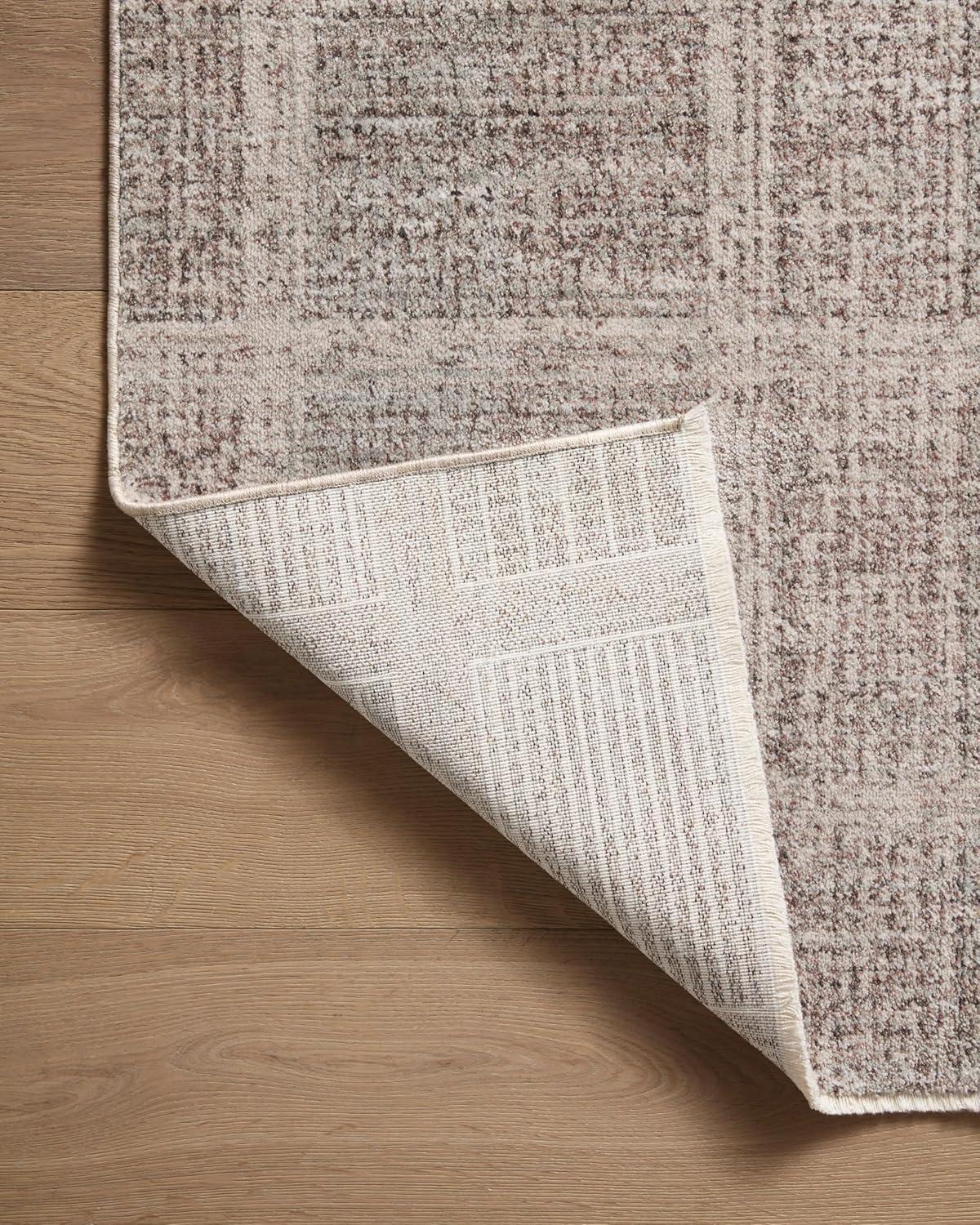 Fog and Dove Geometric Flat Woven Runner Rug 2'-7" x 10'-0"