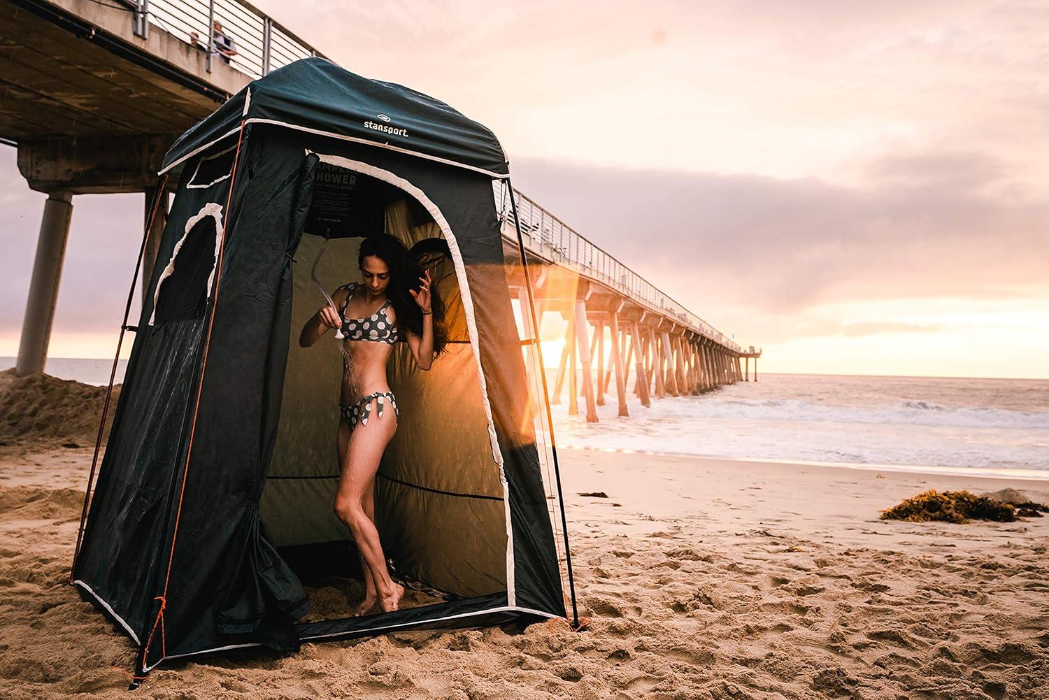 Stansport Solar Heated Jumbo 5 Gal Camper's Shower
