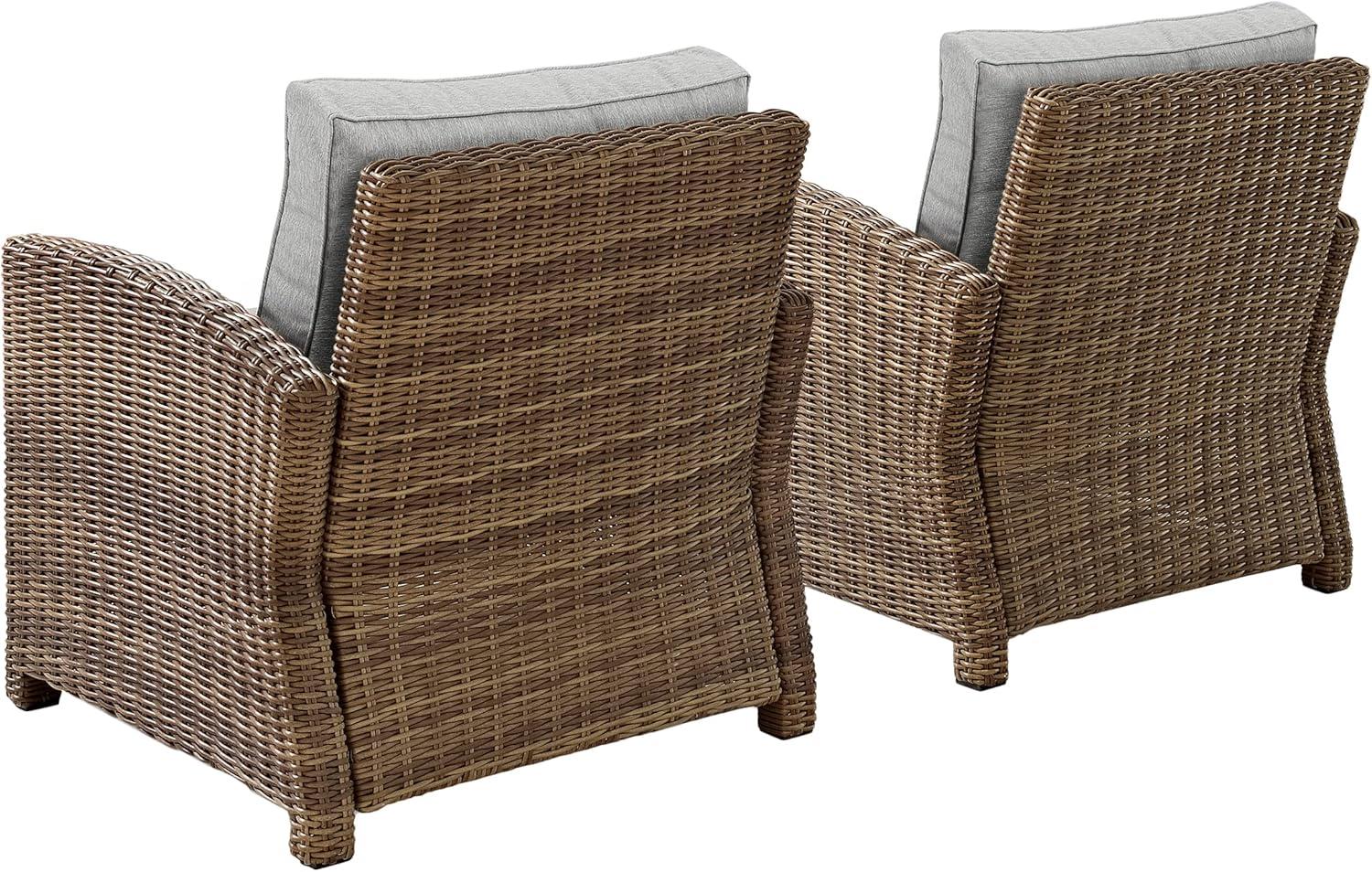 Bradenton 2pc Outdoor Wicker Armchair Set - Crosley