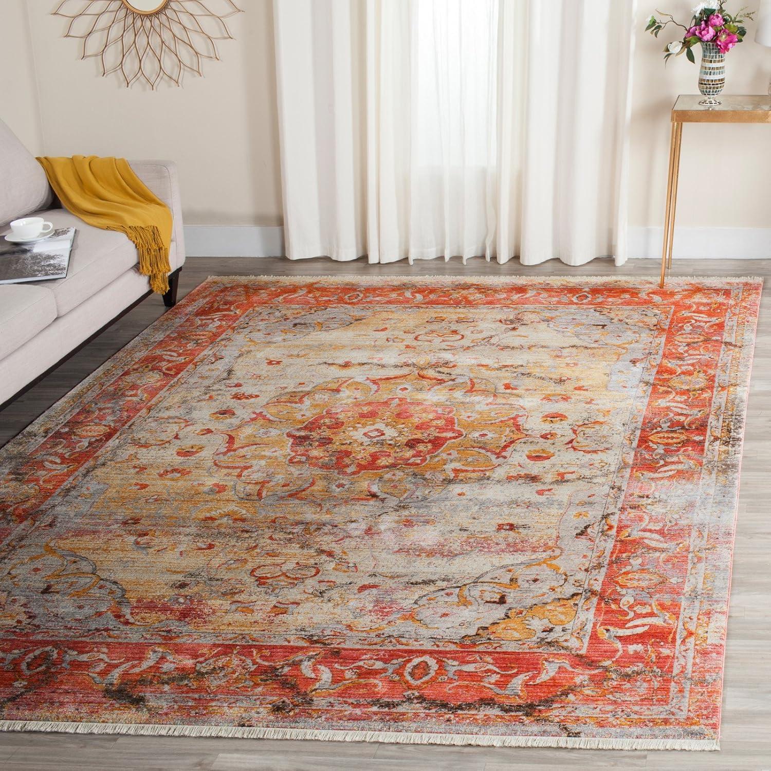 Vintage Persian VTP435 Power Loomed Area Rug  - Safavieh