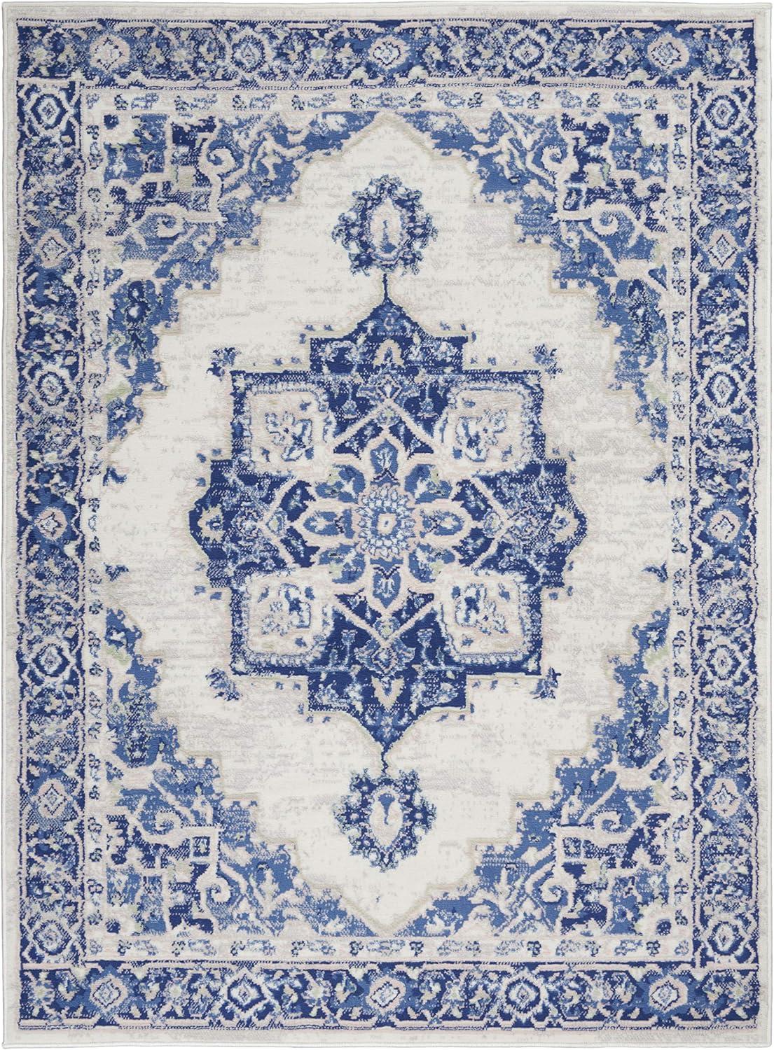 Nourison Whimsical Farmhouse Medallion Indoor Area Rug