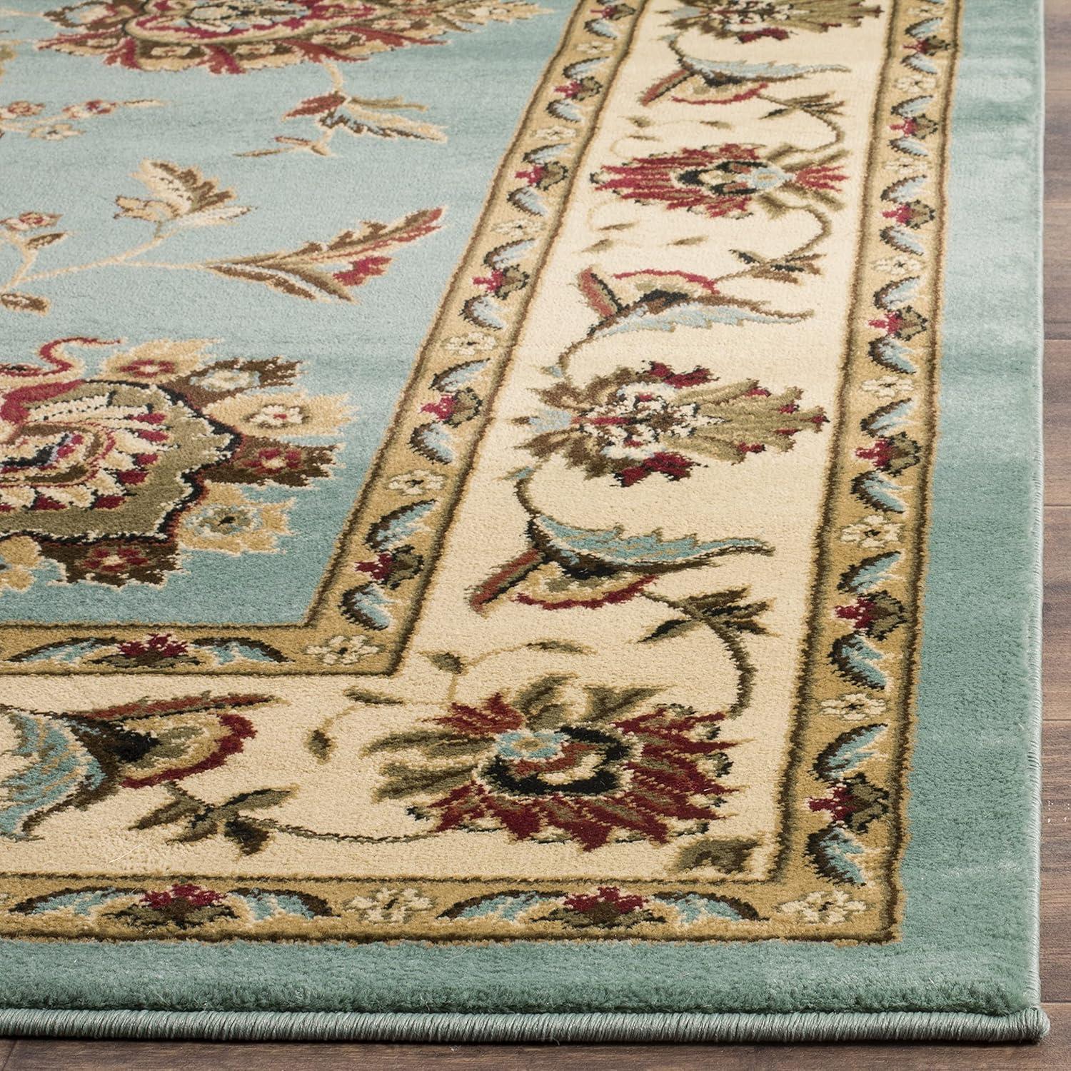 Lyndhurst LNH555 Power Loomed Area Rug - Blue/Ivory - 5'3"x7'6" - Safavieh