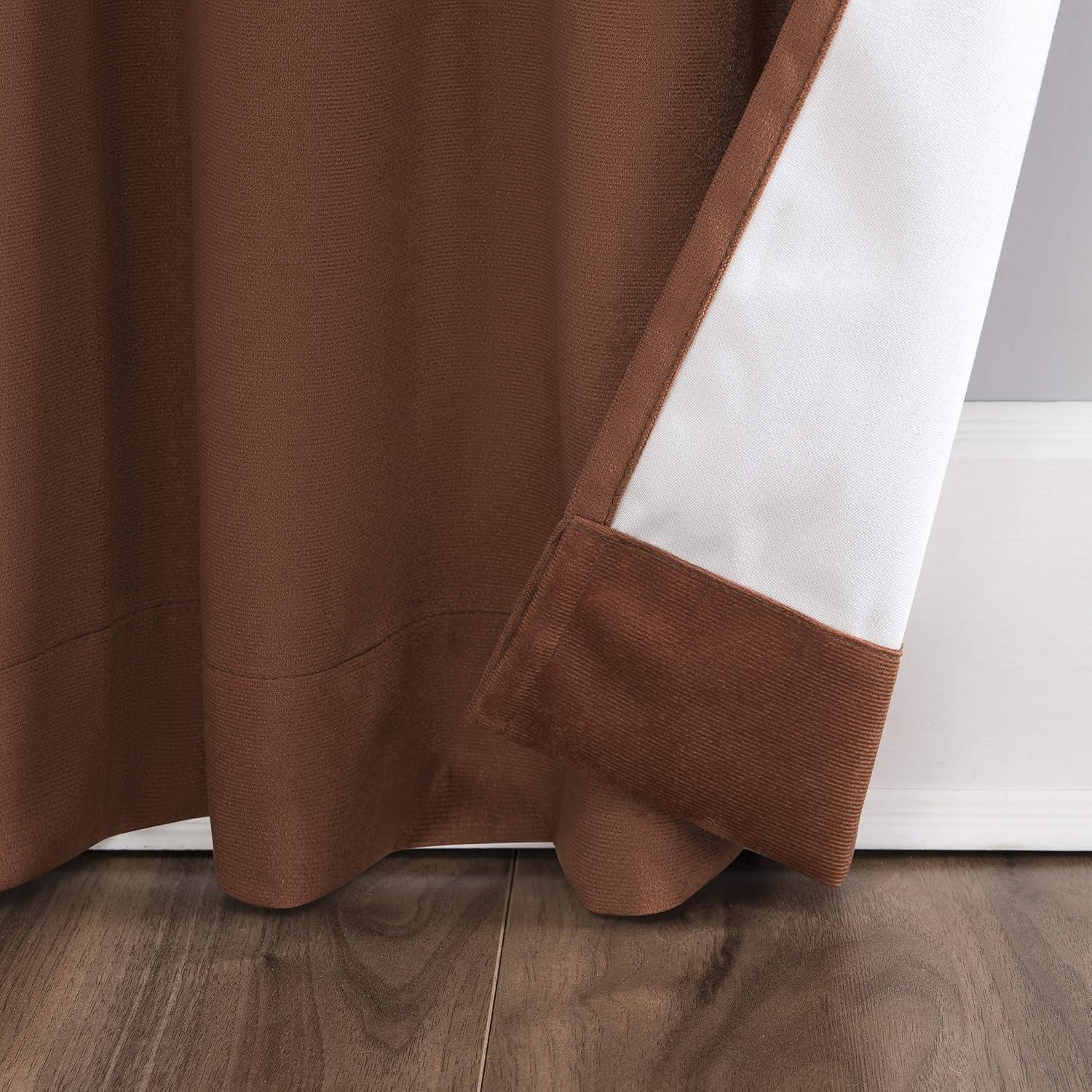 Sun Zero Velvet Noise Reducing Thermal Extreme 100% Blackout Back Tab Curtain Panel