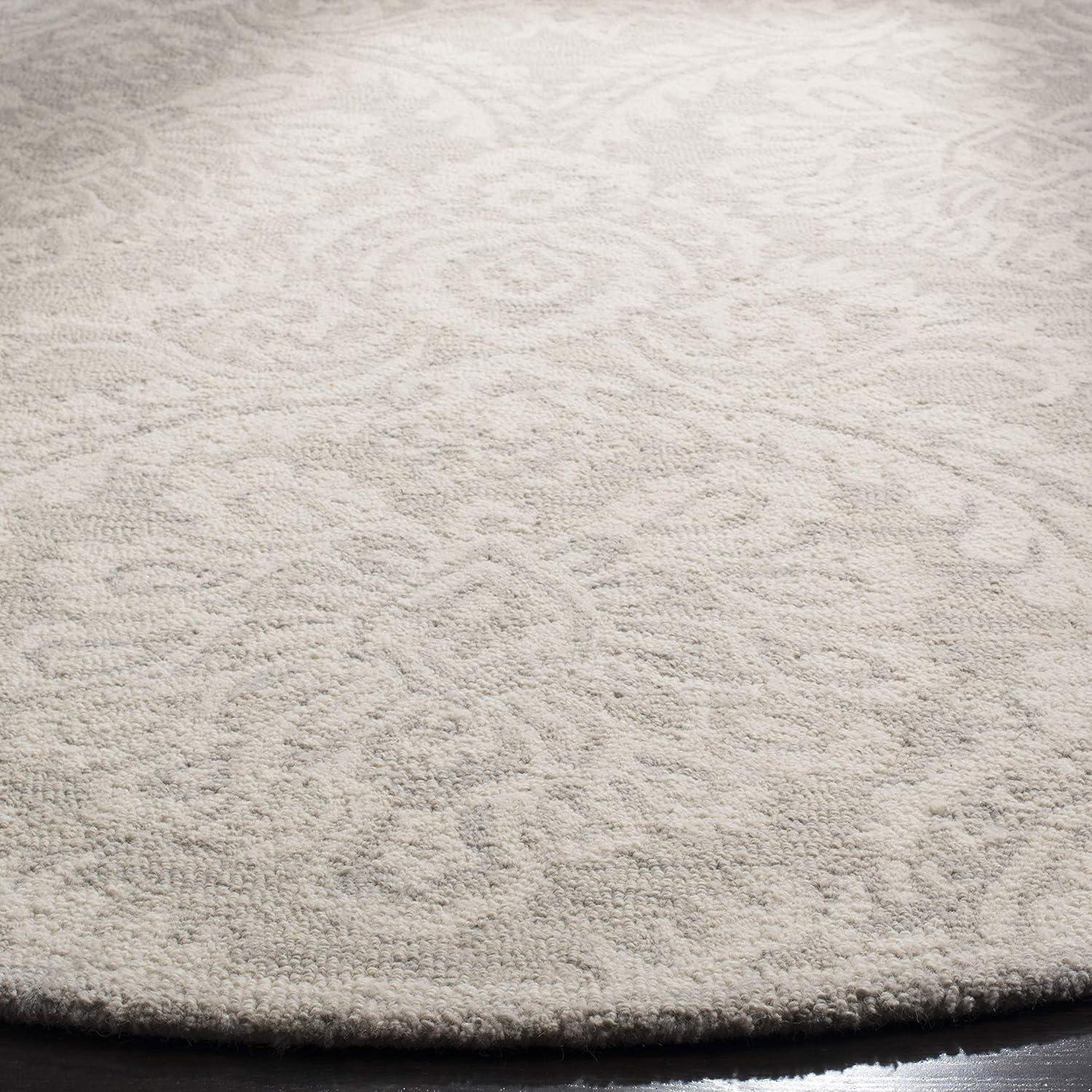 Tansy Wool Silver / Ivory Rug