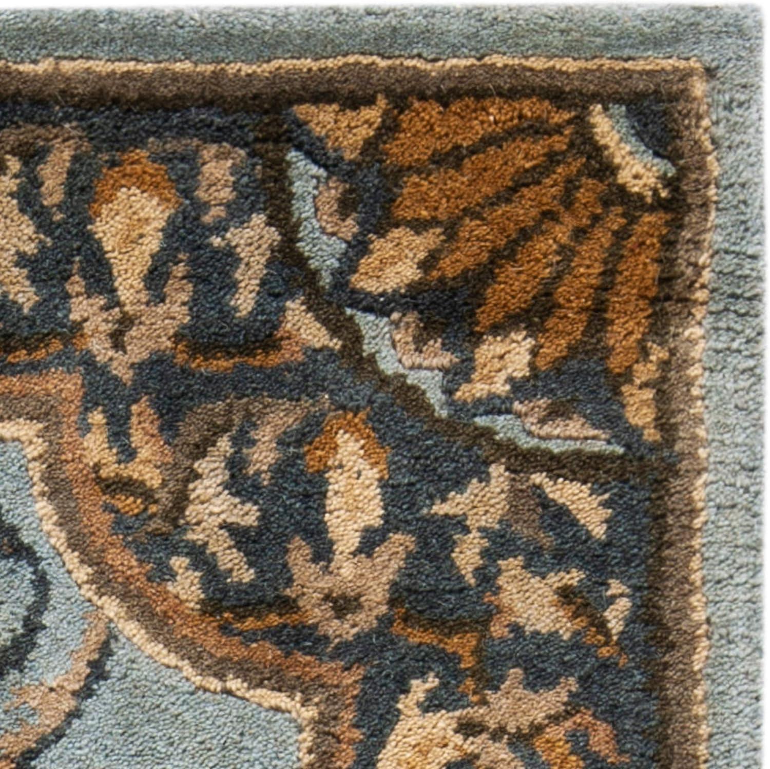SAFAVIEH Empire Naira Oriental Wool Area Rug, Blue, 6' x 9'