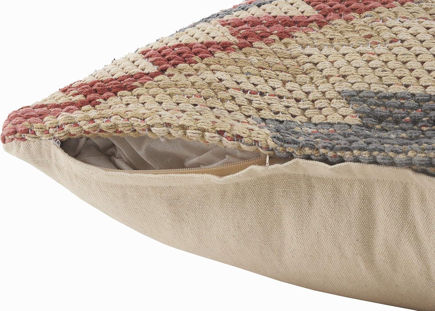 Analee Textured Cotton Throw Pillow