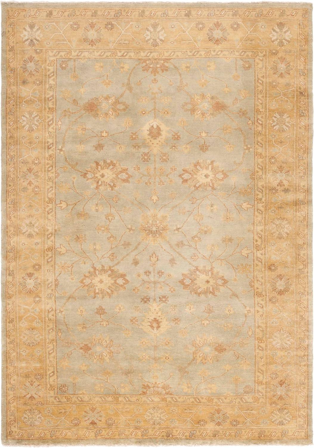 Safavieh Oushak Hand Knotted Wool Floral Rug