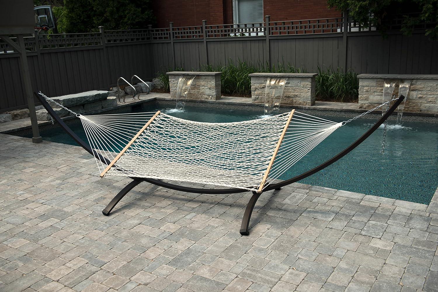 15' Arc Hammock Stand, Aluminum (Oil Rubbed Bronze)