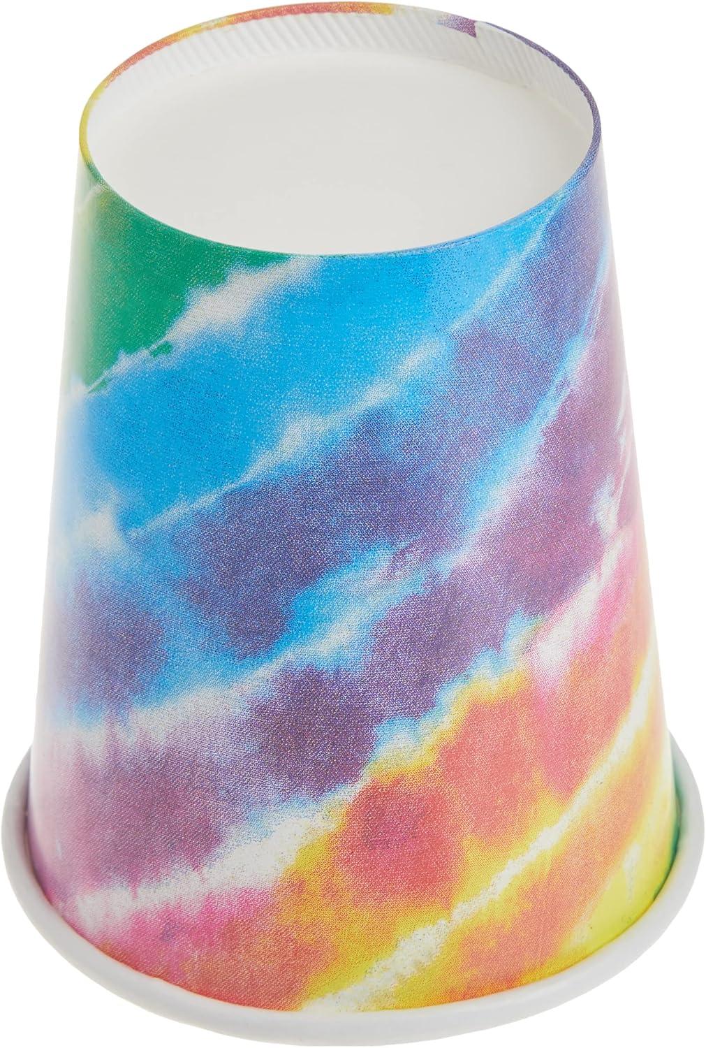 Unique Tie Dye Party Cups, 8ct, 9 oz, Multi