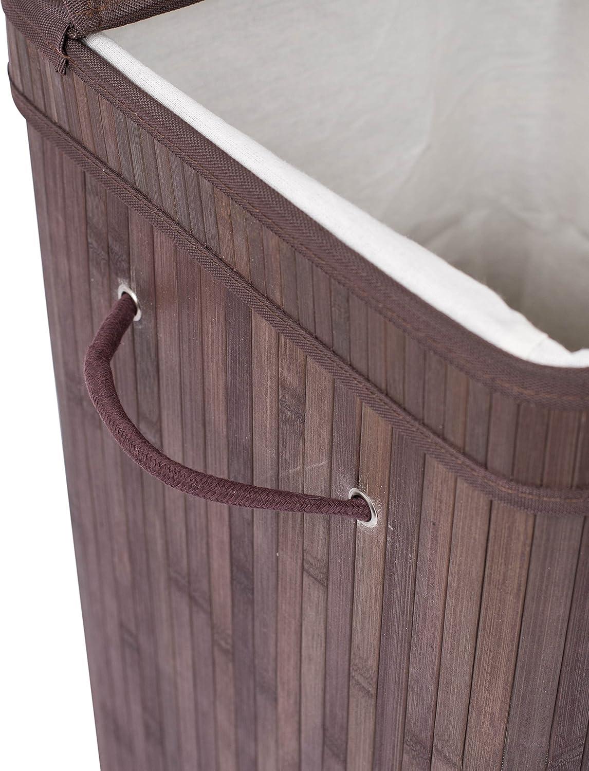 BirdRock Home Bamboo Laundry Hamper with Handles