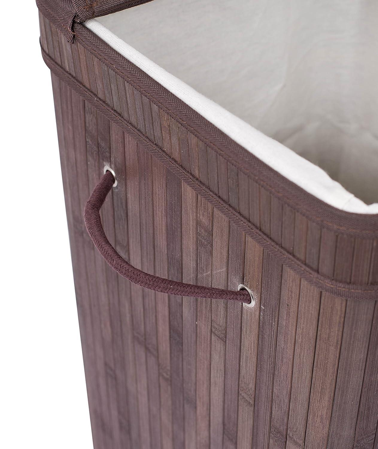 BirdRock Home Bamboo Laundry Hamper with Handles
