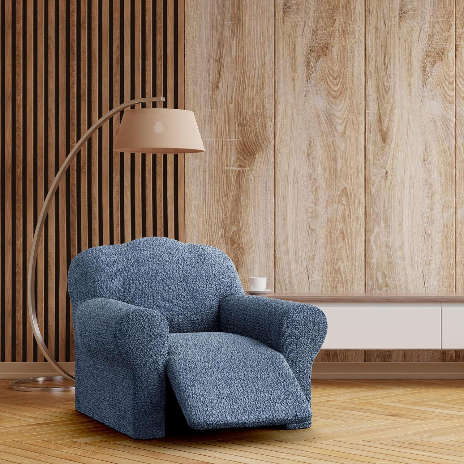 Stretchy Slipcover for Recliner Armchair - Italian Style & Premium Quality - Mille Righe Collection