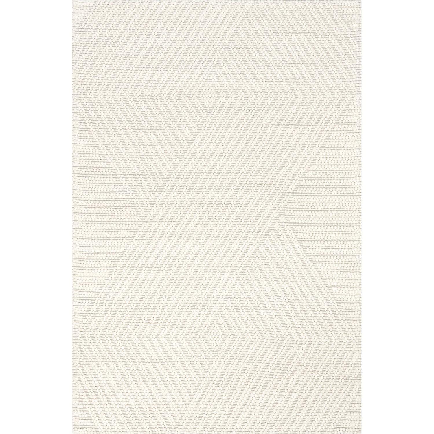 Nuloom Bijorne Modern Geometric Wool Indoor Area Rug, 8' x 10', Ivory