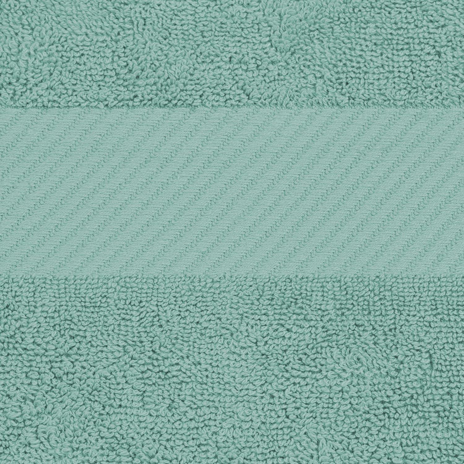 Superior Kendell Egyptian Cotton Bath Sheets, Set of 2, Sea Foam