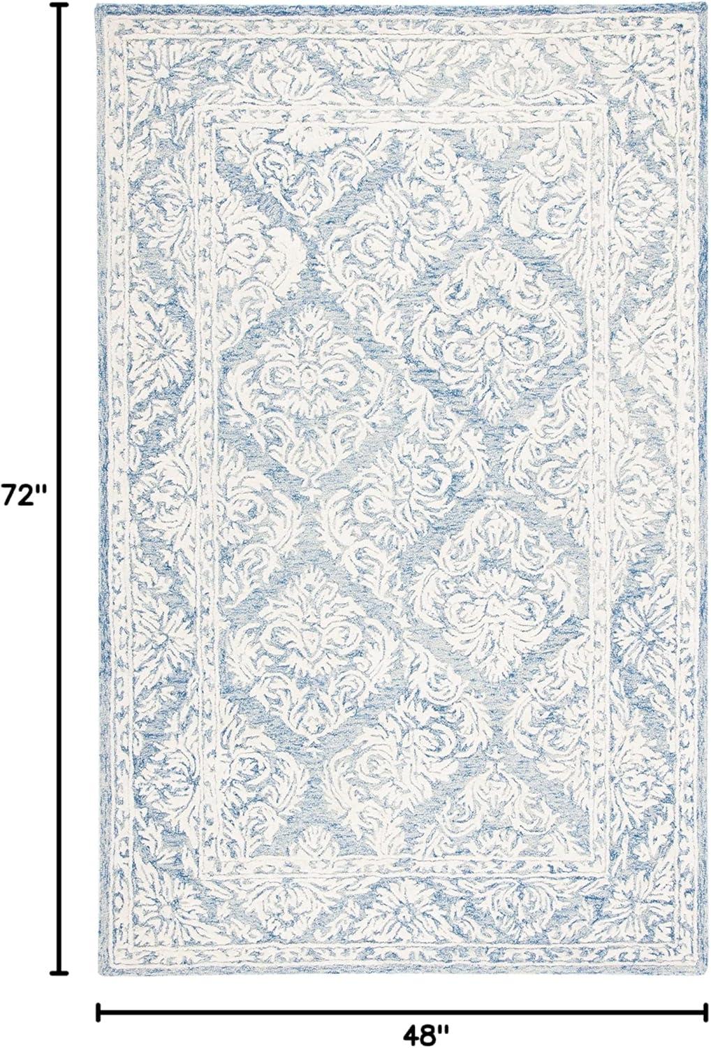Metro MET865 Hand Tufted Indoor Area Rug - Pink/Ivory - 4'x6' - Safavieh