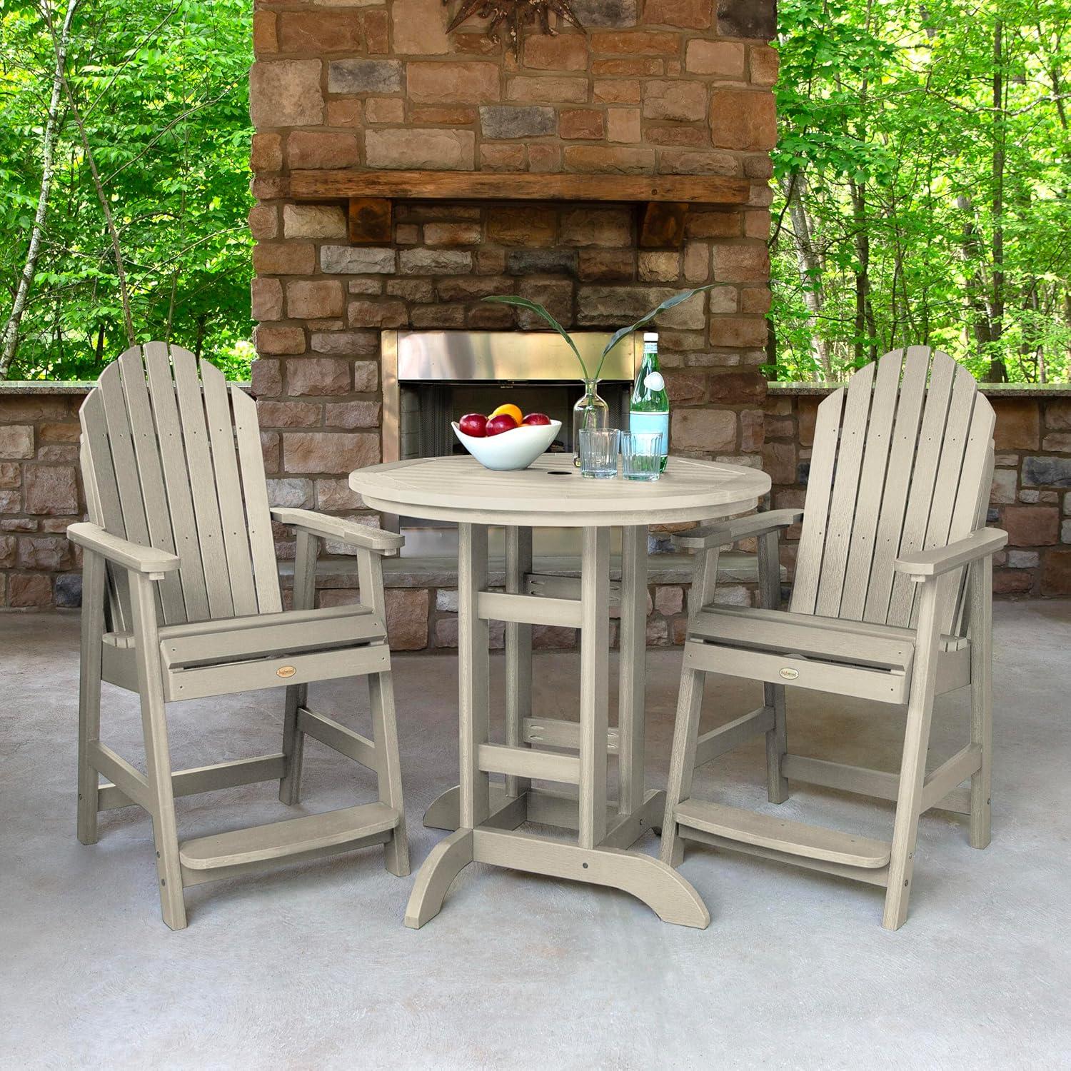 Anette 2-Person 36" Round, Counter-Height Dining Set