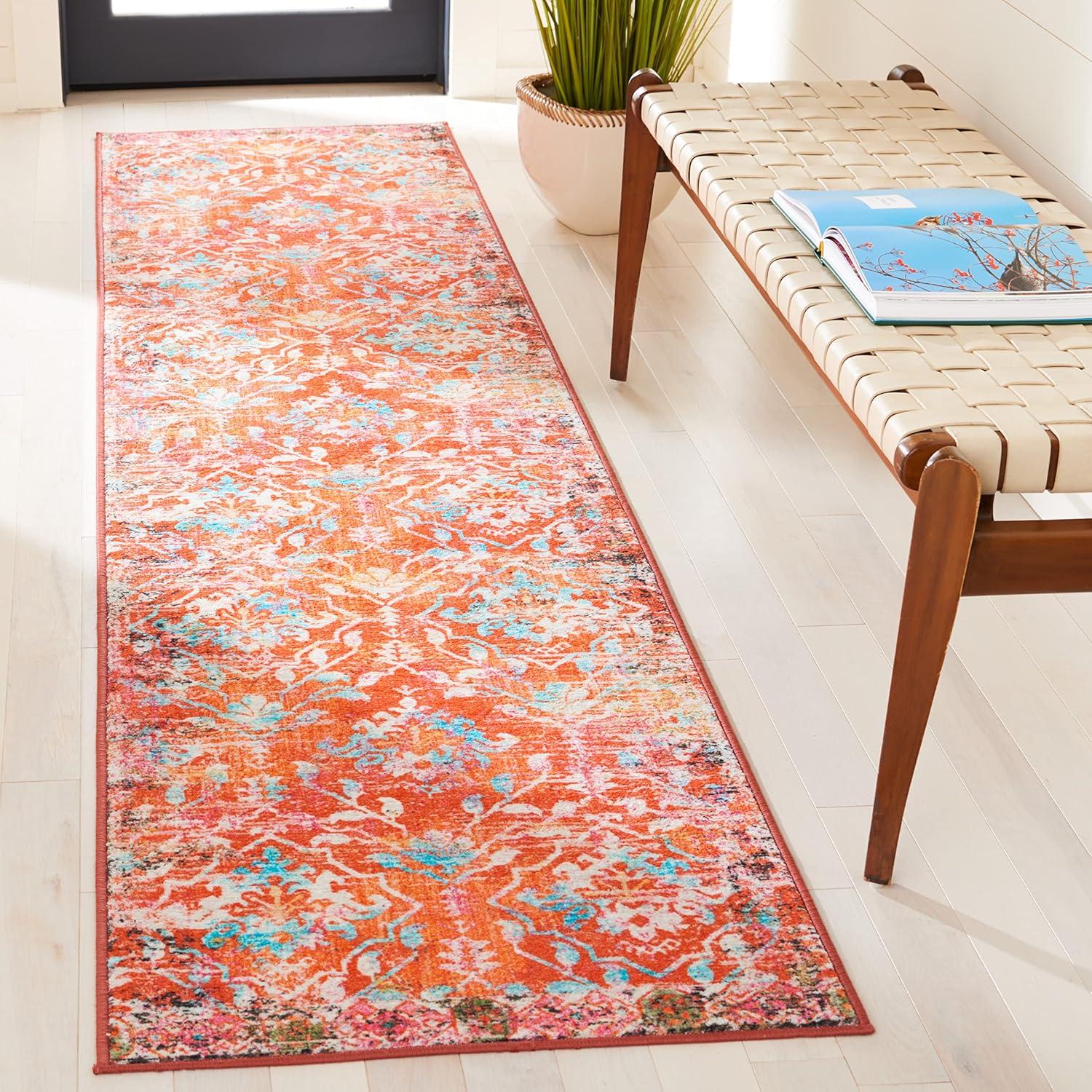 Riviera RIV117 Power Loomed Machine Washable Area Rug  - Safavieh