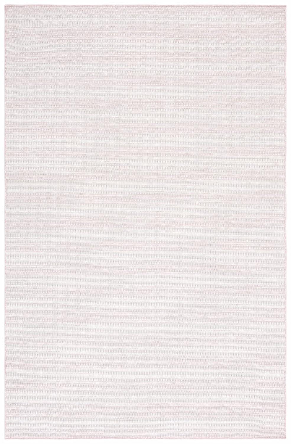 Hampton HTN231 Power Loomed Indoor/Outdoor Area Rug - Light Pink - 5'1"x7'6" - Safavieh.