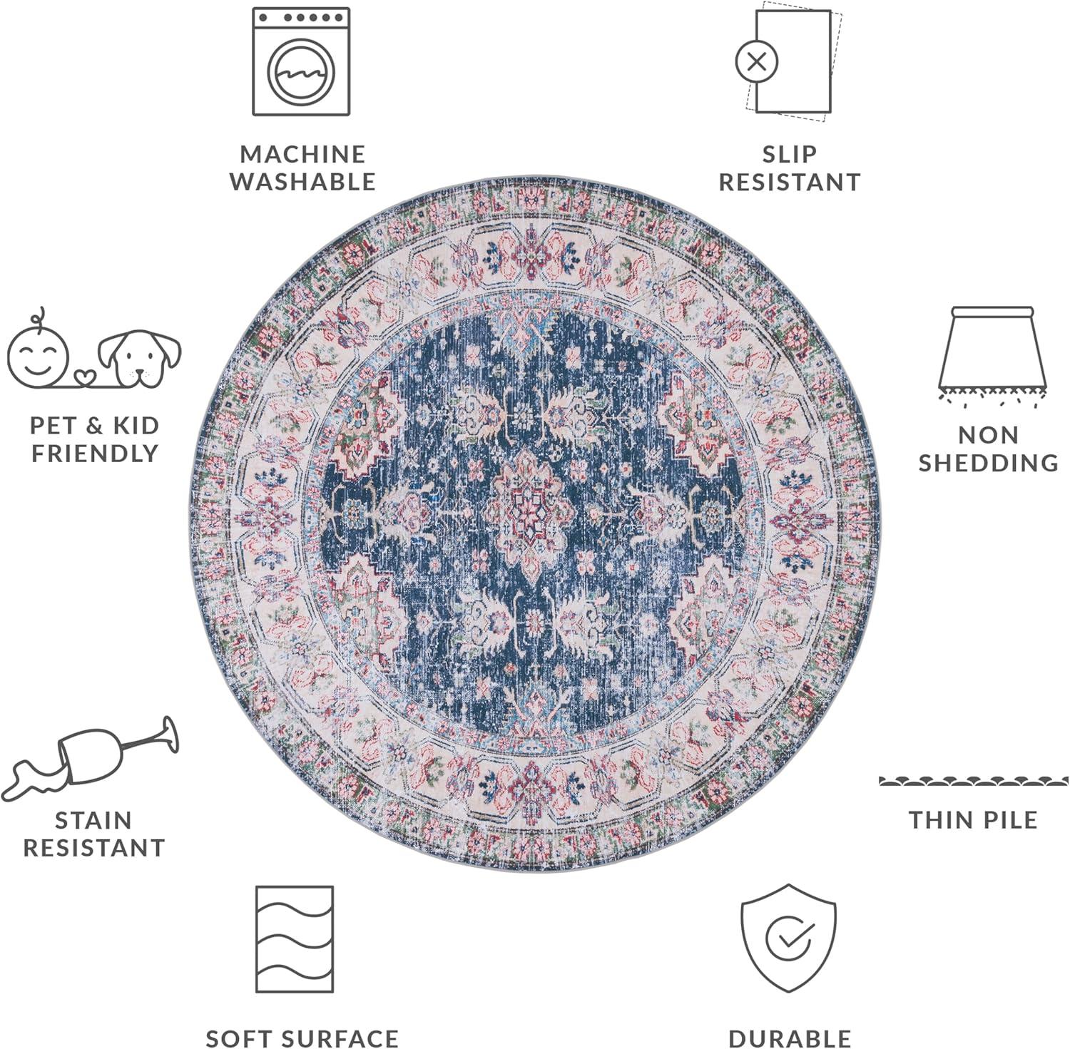 Tucson TSN196 Power Loomed Machine Washable Area Rug  - Safavieh