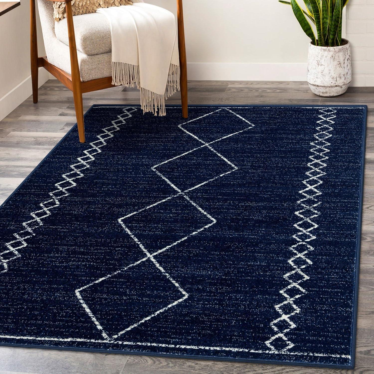 Luxe Weavers Moroccan Geometric Area Rug