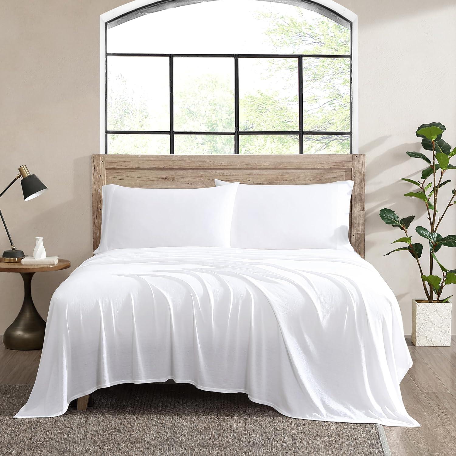 1888 Mills Cotton Blend Jersey Knit Sheet Set