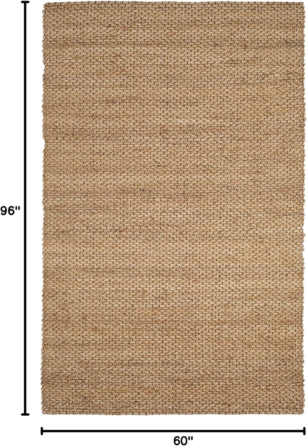 SAFAVIEH Natural Fiber Lillian Braided Jute Area Rug, Natural, 5' x 8'