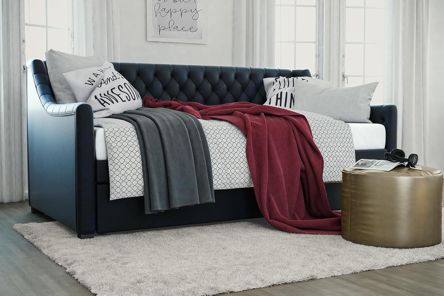 Monarch Hill Ambrosia Upholstered Daybed with Trundle