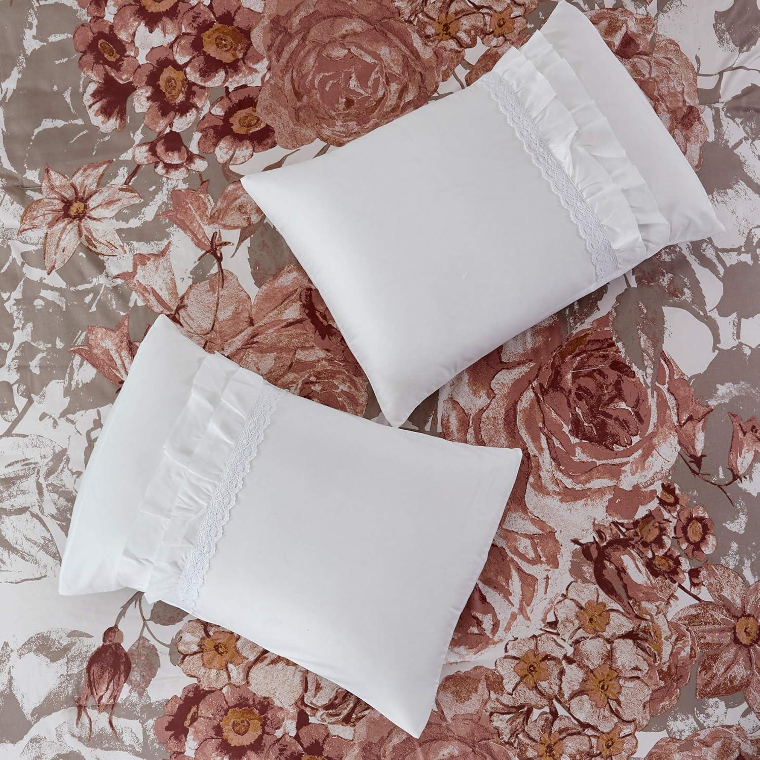 Modern Threads Rose Farmhouse 8-Piece Embellished Comforter Set