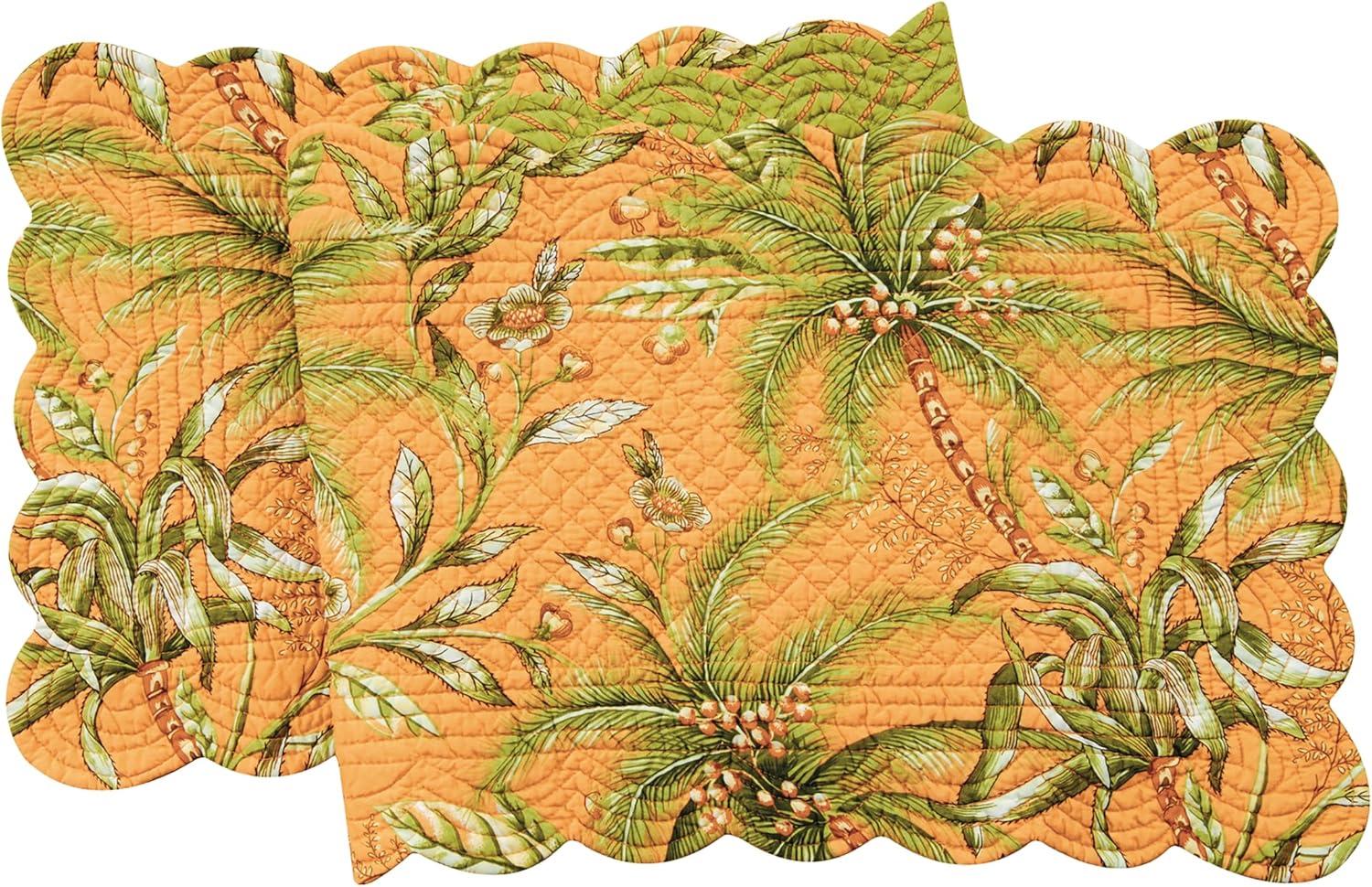 C&F Home Colonial Williamsburg 14" x 51" Barbados Sunset Table Runner