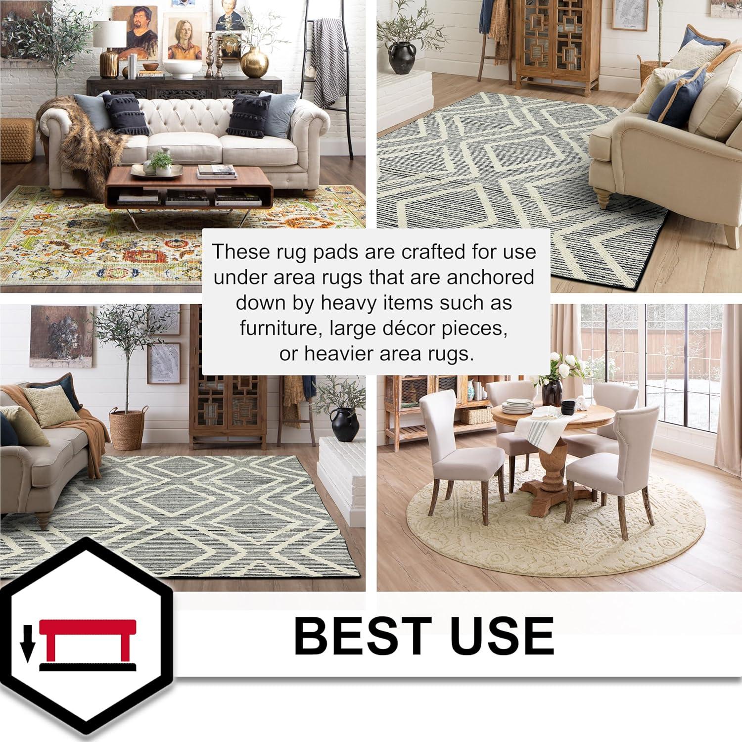 Downes Felt Comfort Cushioning Rug Pad (0.25")