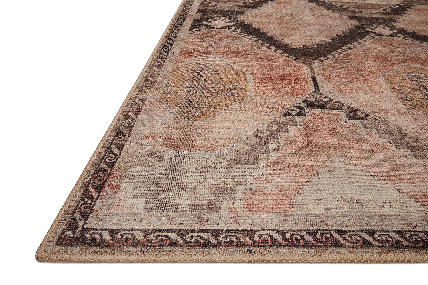 Loloi II Wynter Geometric Traditional Area Rug, Brown, 7'.6" x 9'.6"