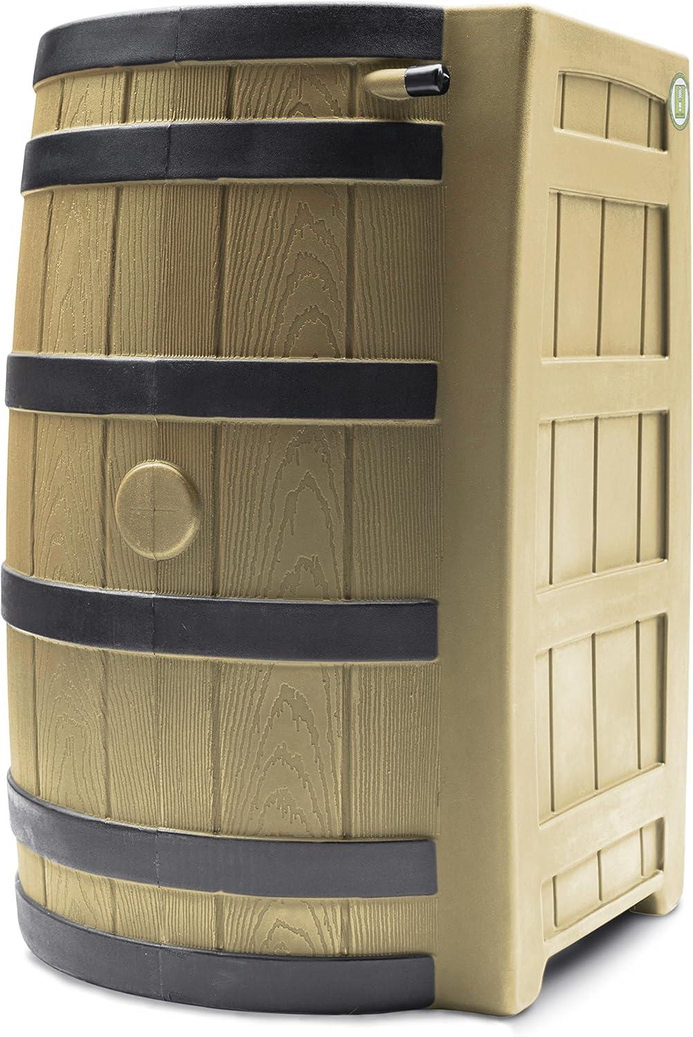 Good Ideas Good Ideas Rain Wizard Whiskey Style Rain Barrel with Overflow and Spigot