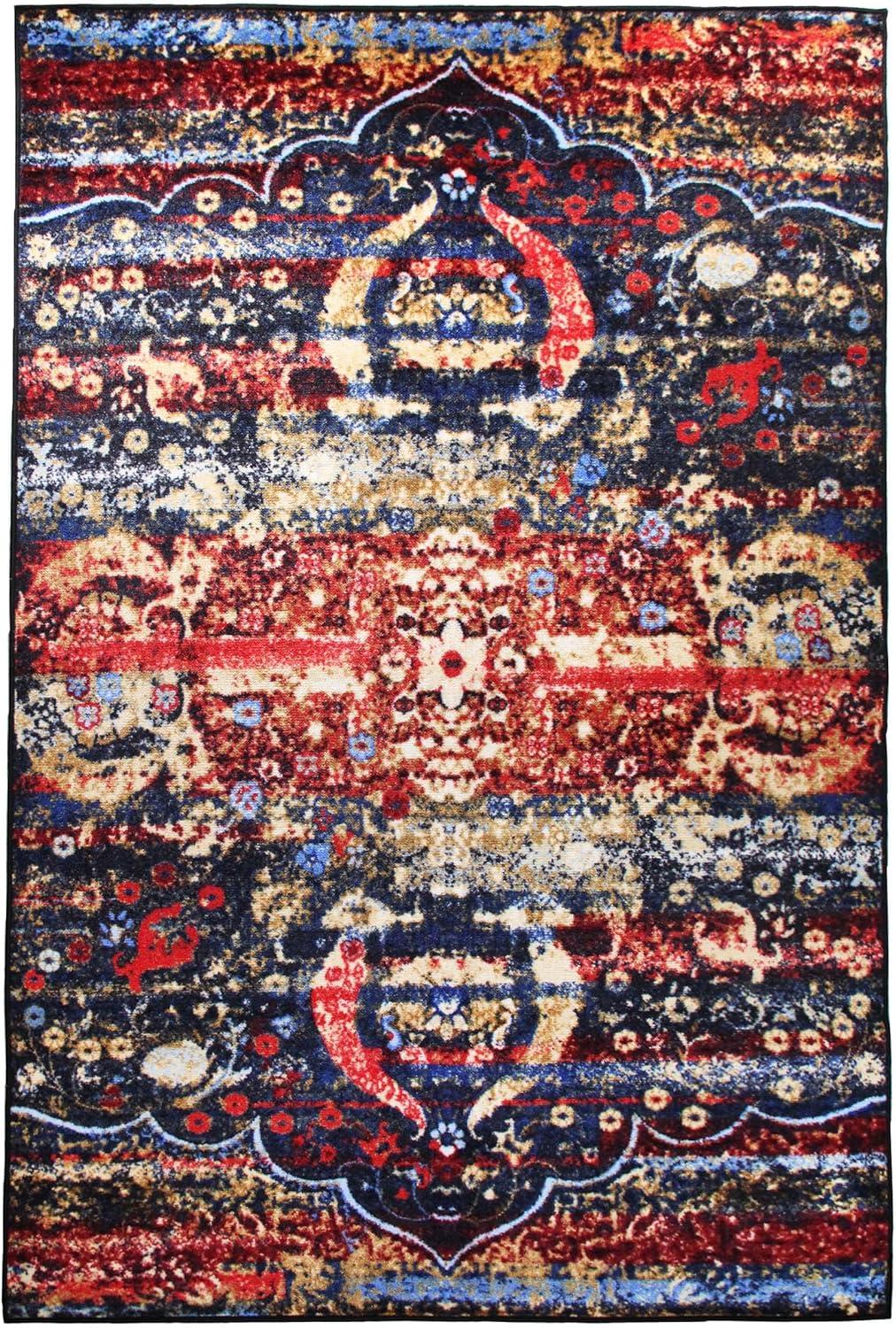 Bohemian Rustic Medallion Indoor Runner or Area Rug