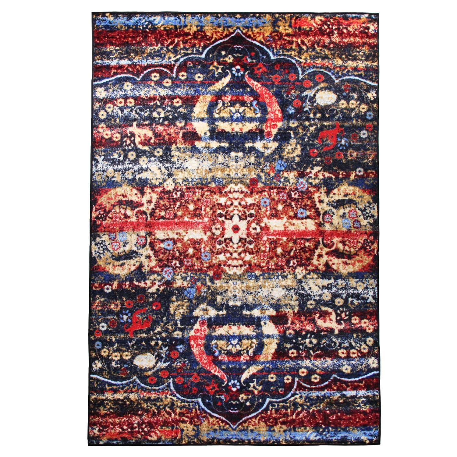Bohemian Rustic Medallion Indoor Runner or Area Rug