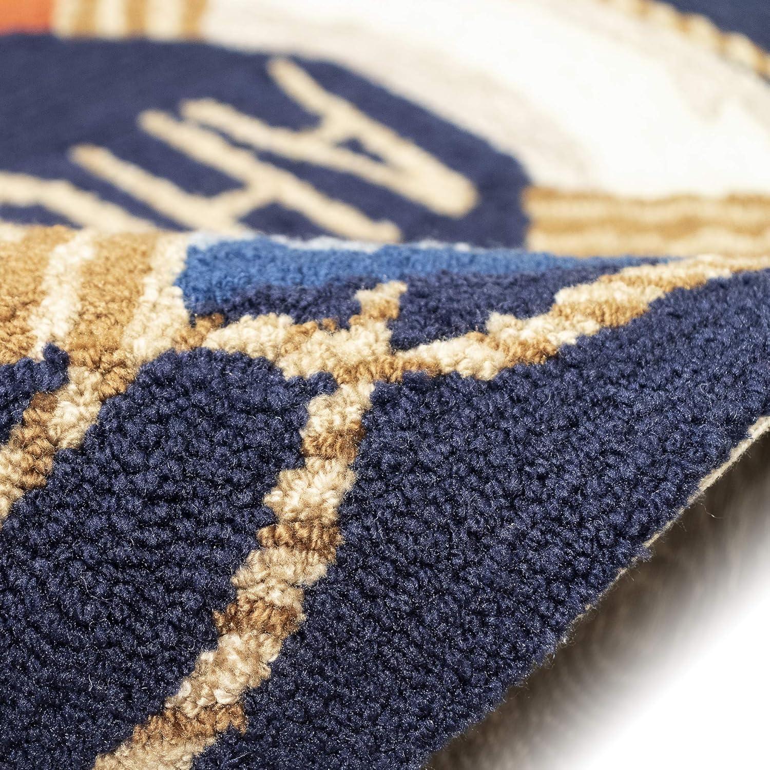 Liora Manne Frontporch Anchor Indoor/Outdoor Rug Navy 2' x 3'